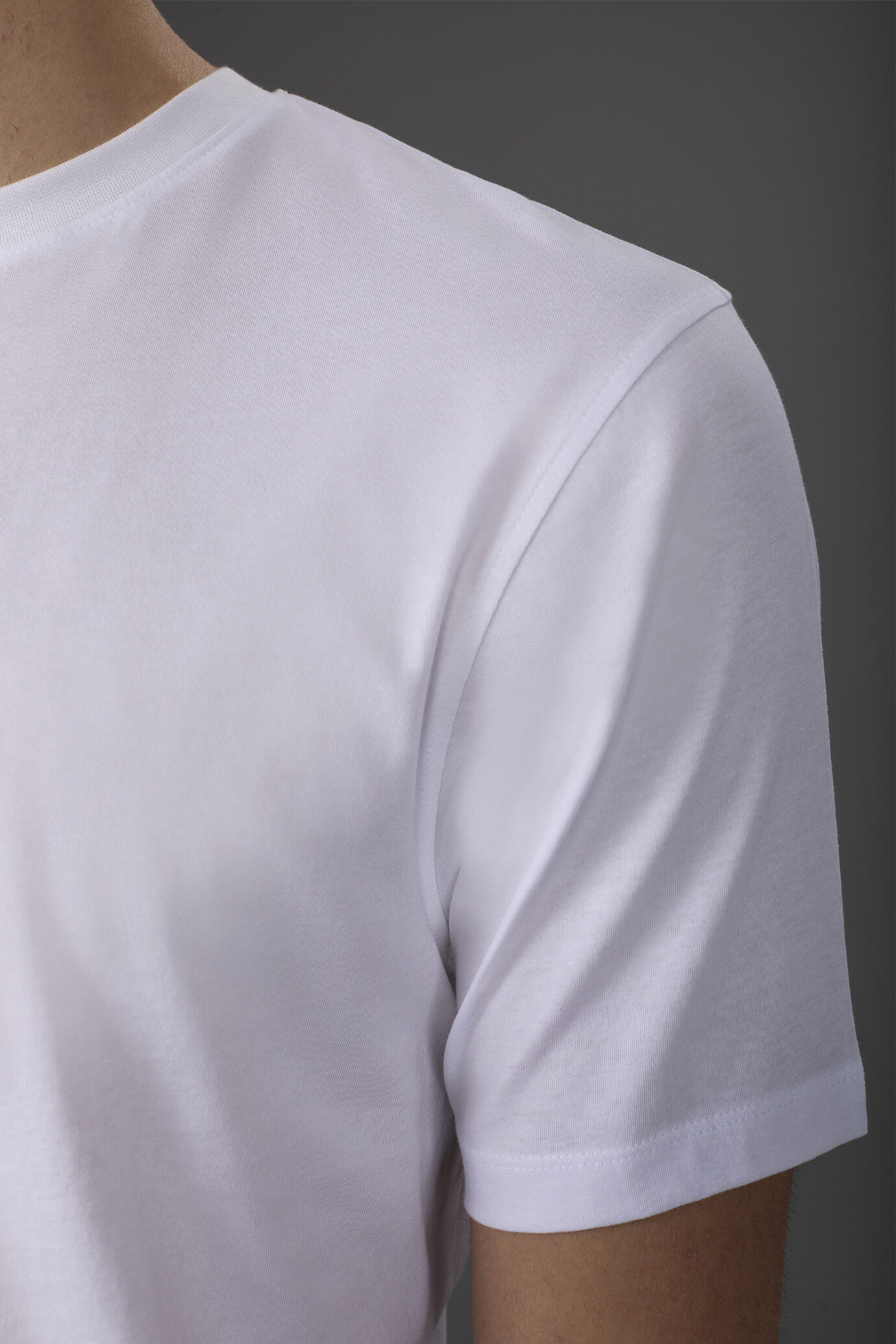 Kurzarm-T-Shirt für Herren mit Rundhalsausschnitt aus Bio-Baumwolle image number 3