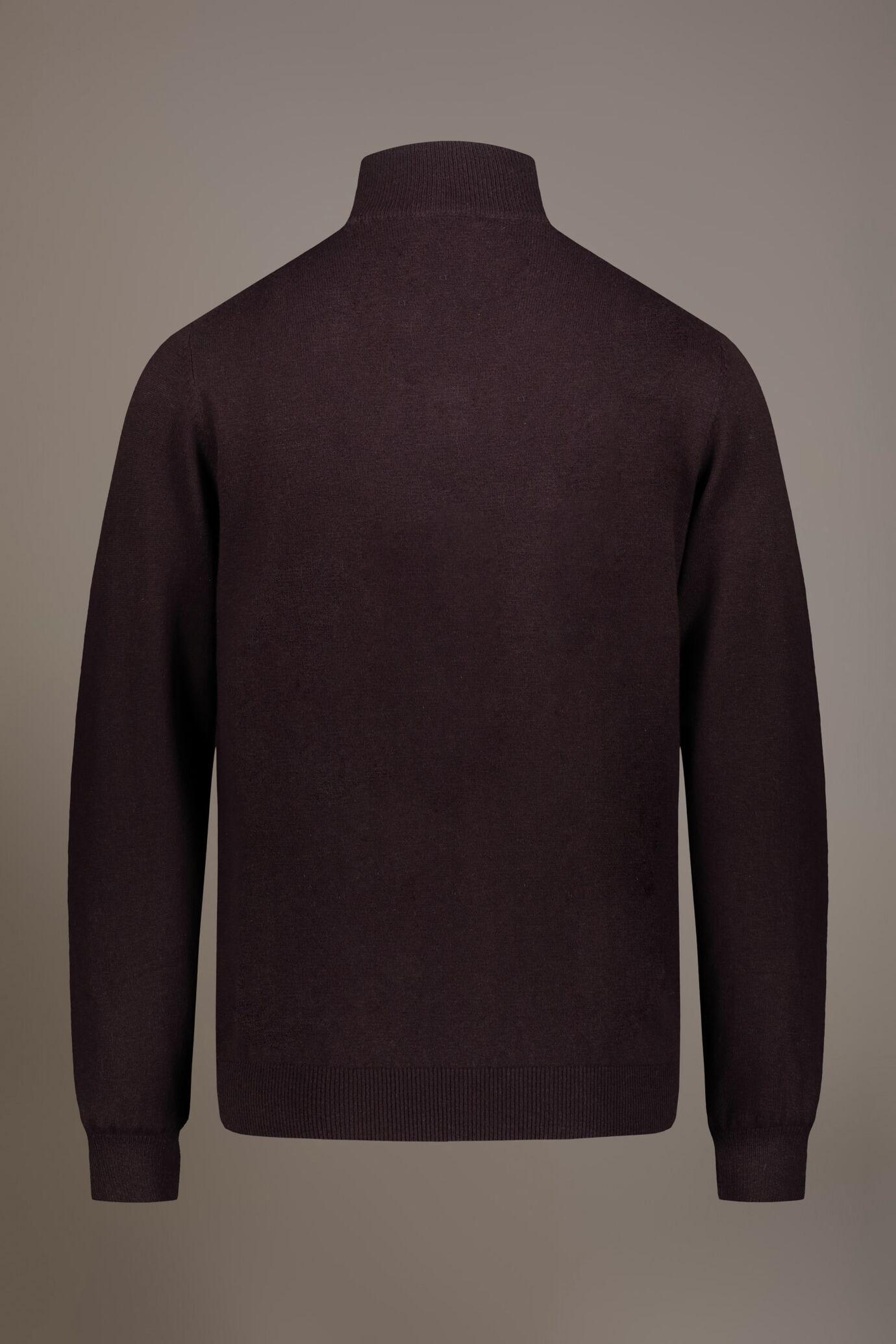 Wool blend Turtleneck sweater with zip image number 5