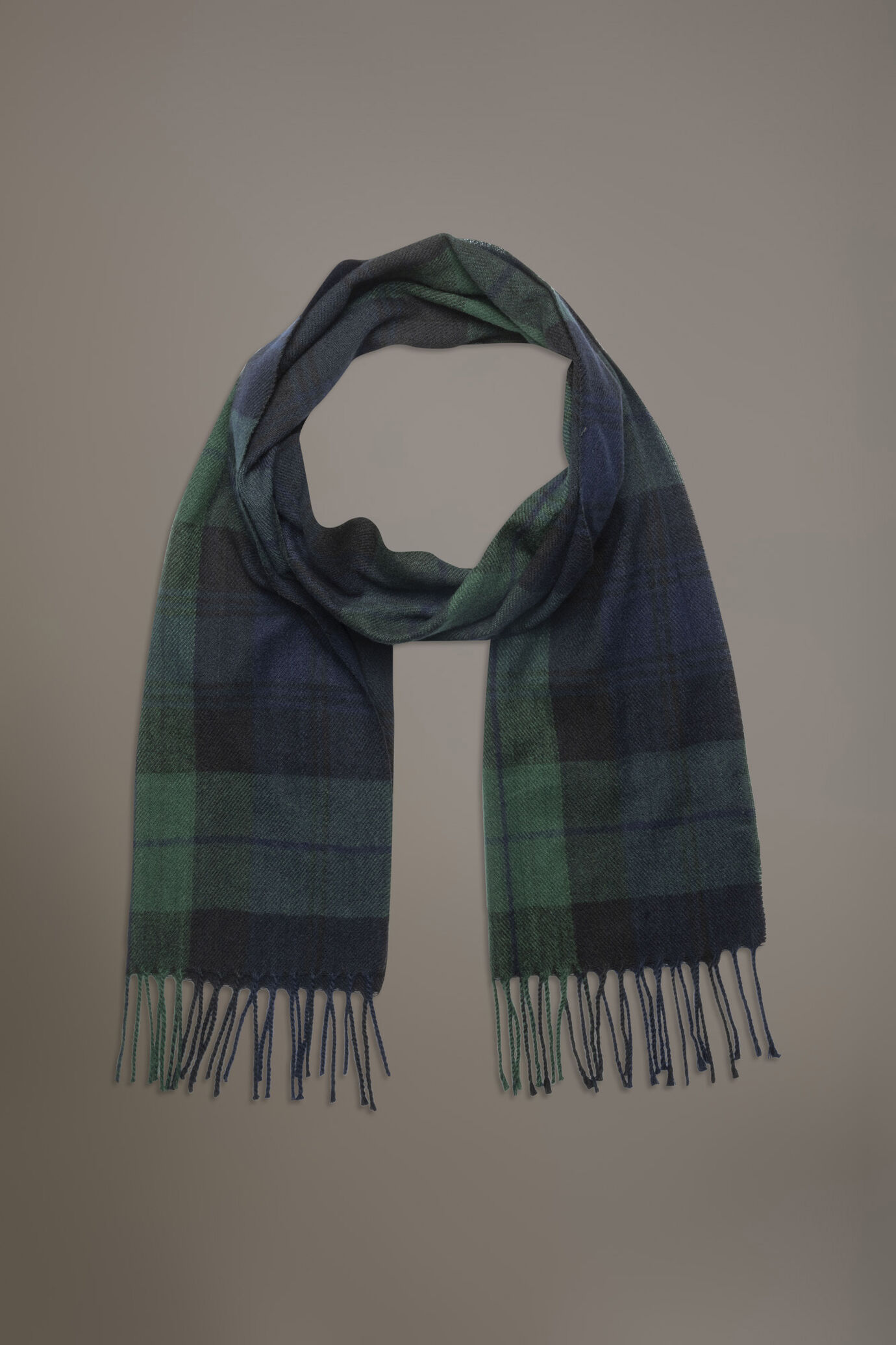 Tartan design shawl