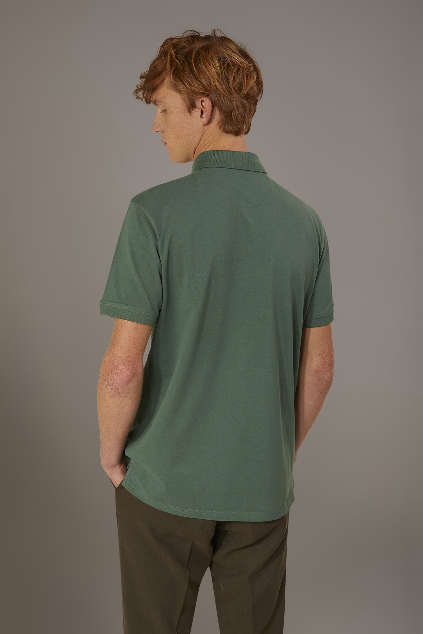 Kurzarm-Poloshirt 100% Baumwoll-Piqué image number 2