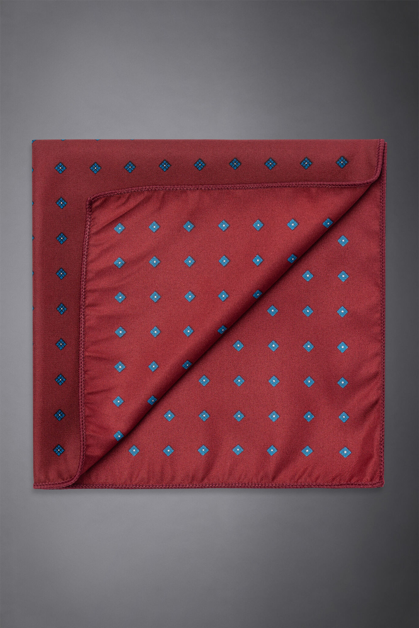 Men's printed patterned twill pochette image number 0