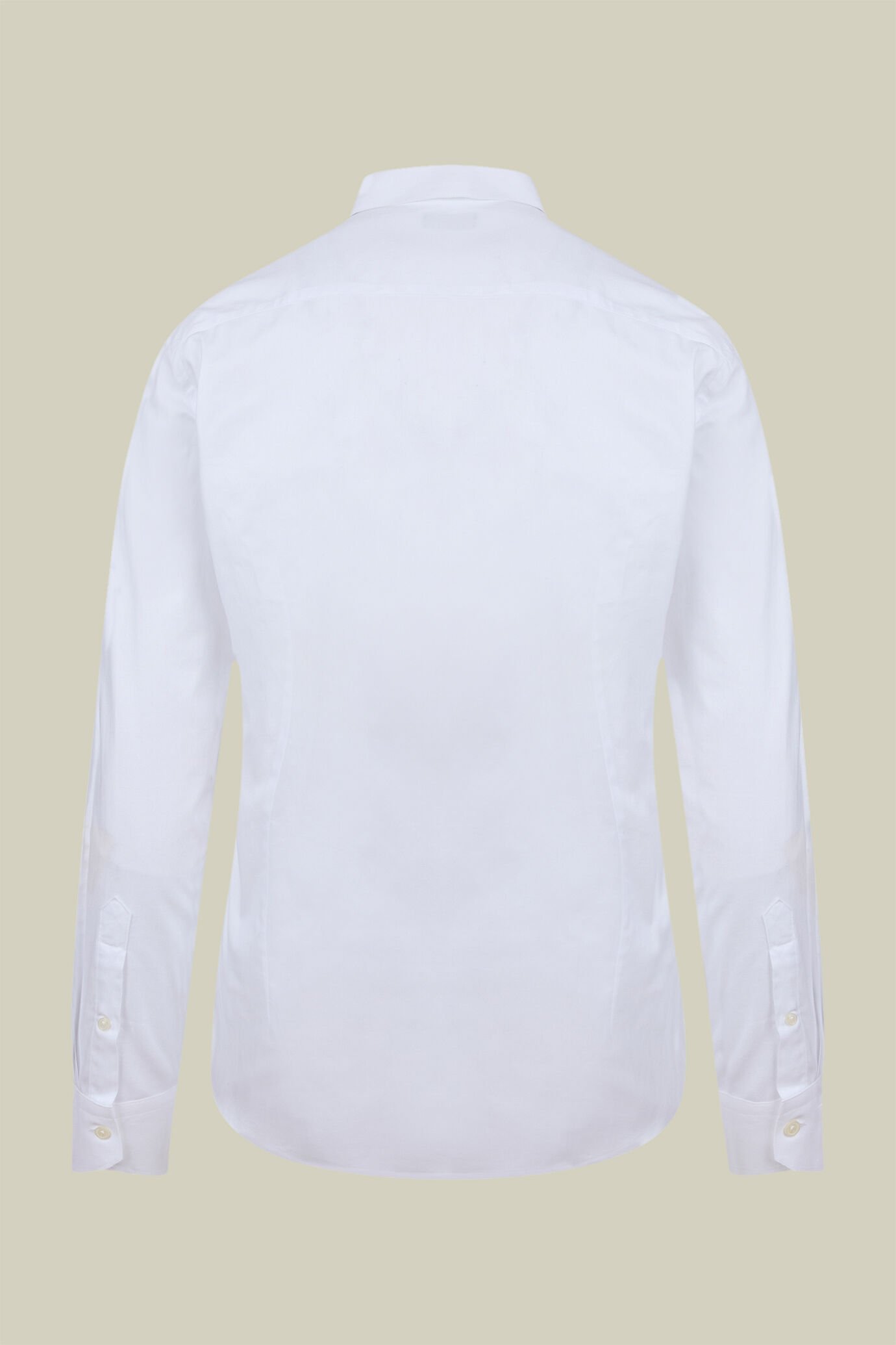 Camicia classica uomo 100% cotone con collo classico e spina di pesce regular fit