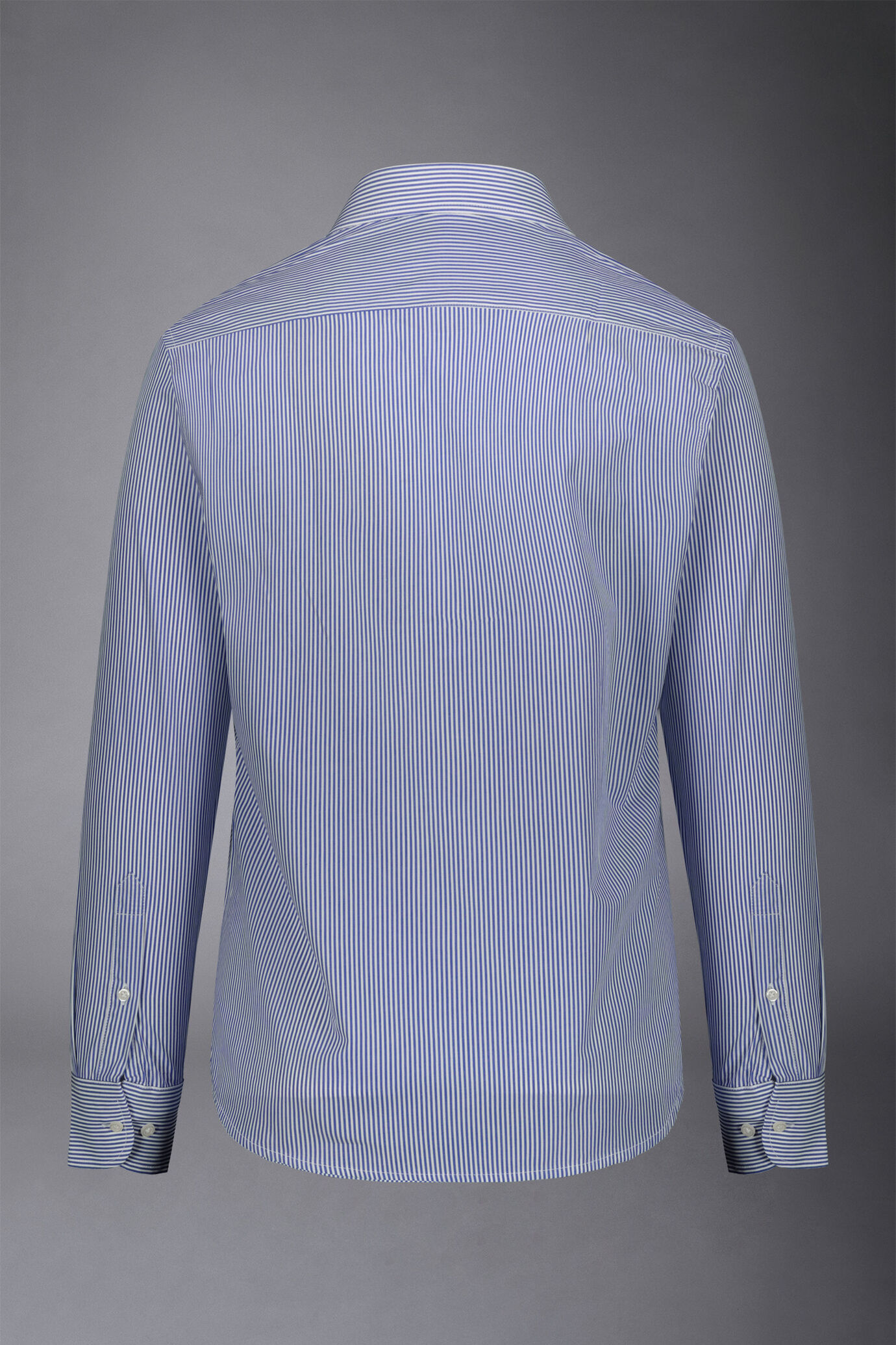 Camicia classica uomo collo francese regular fit fantasia a righe image number 5