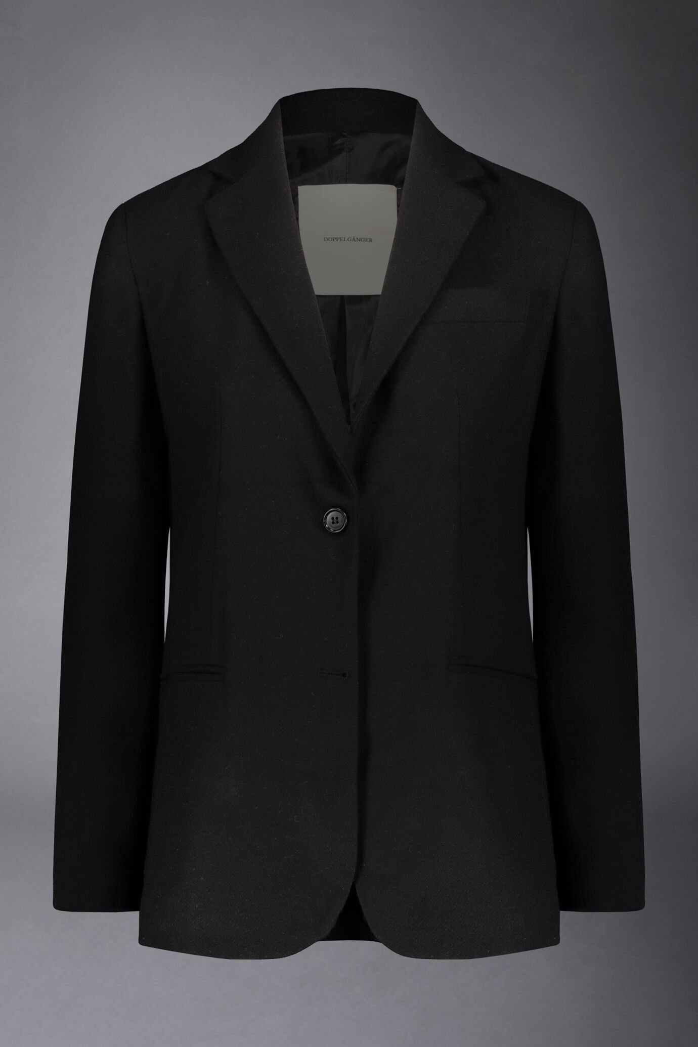 Giacca donna monopetto tessuto tweed misto lana image number 4