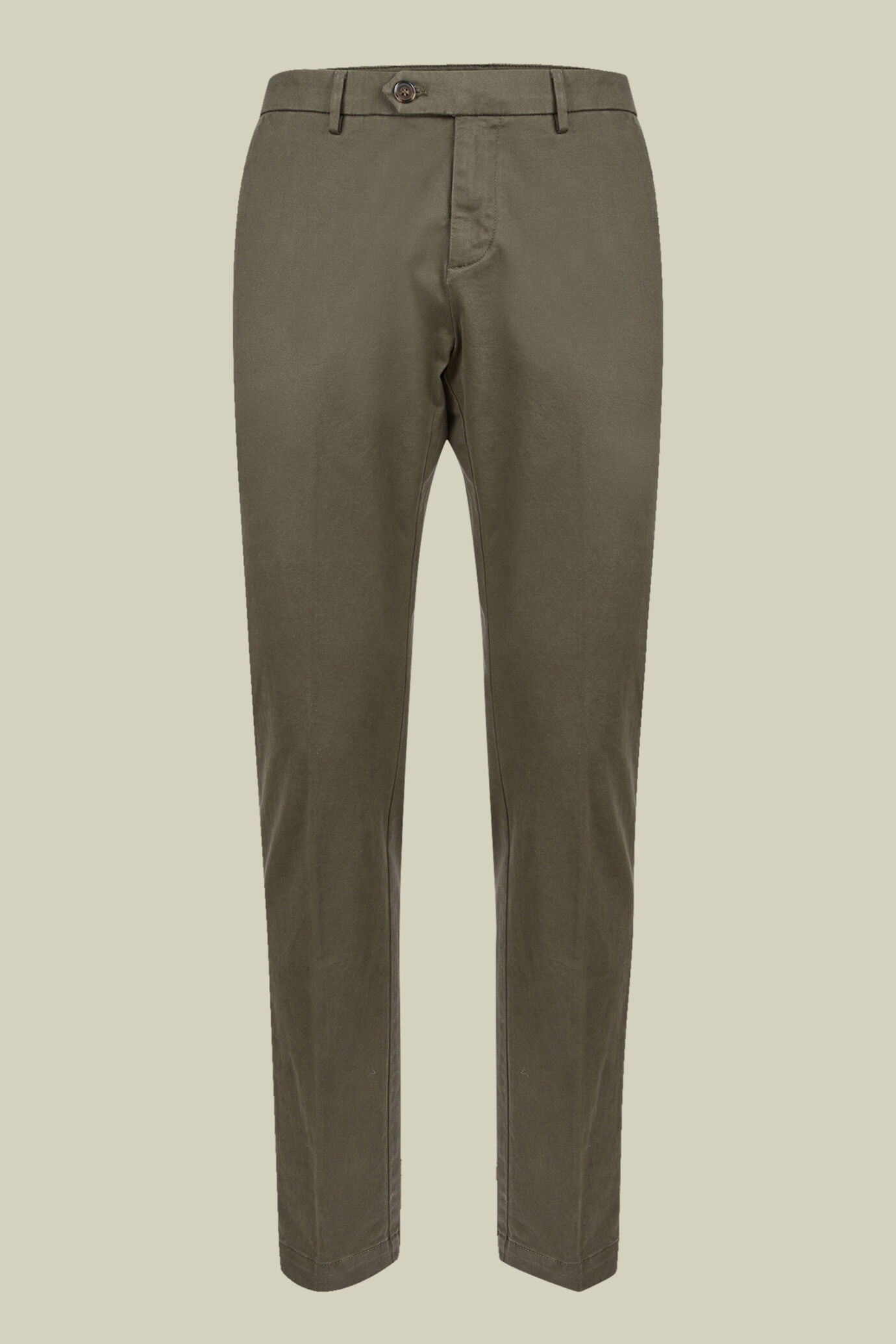 Pantalone classico uomo chino in twill perfect fit image number 0