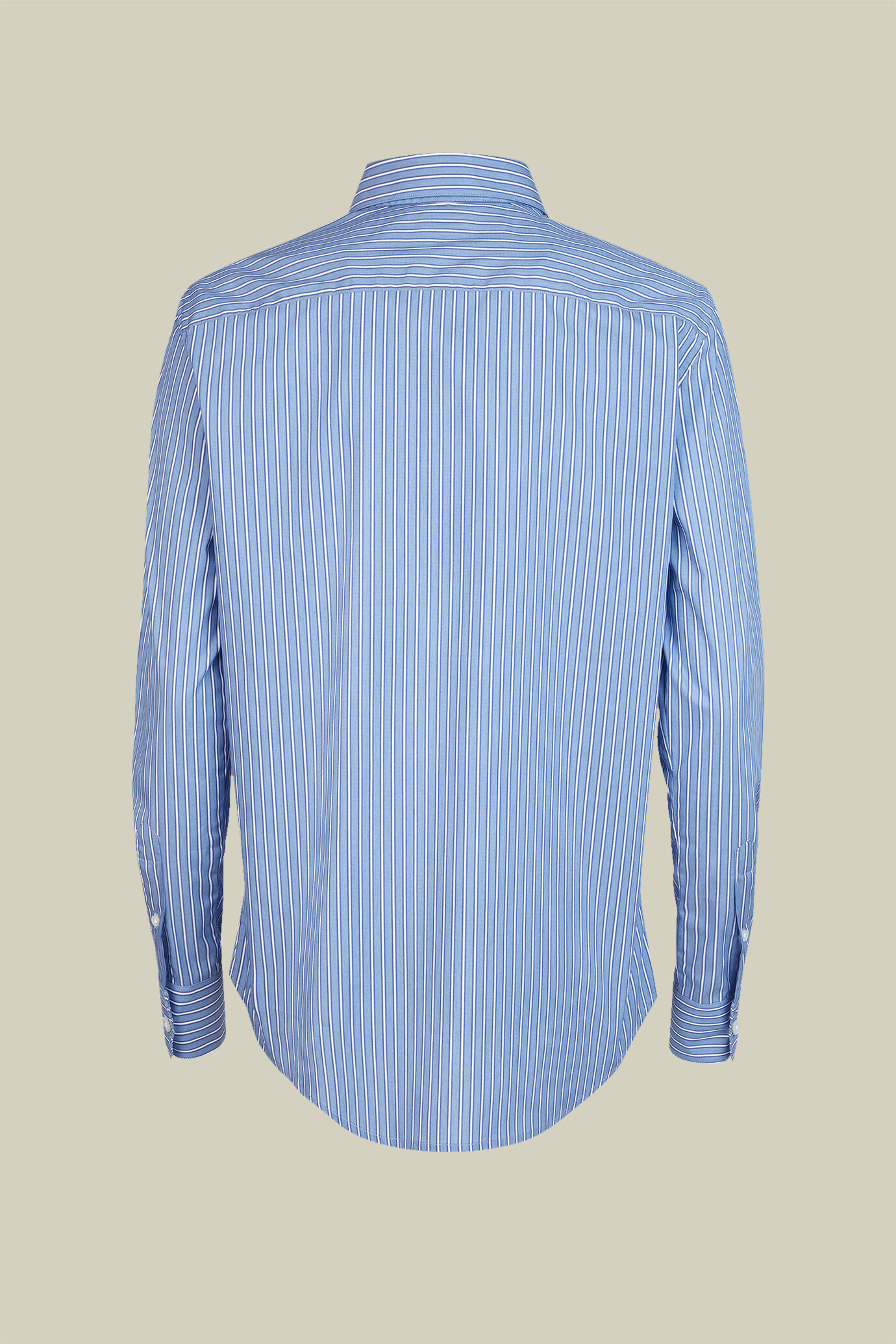 Camicia classica donna in tessuto a righe tinto filo regular fit image number 5