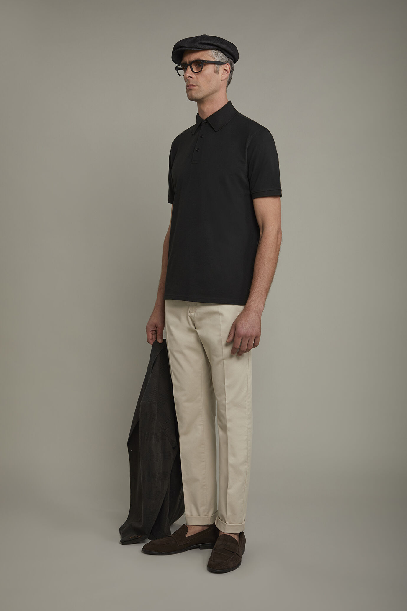 Polo homme à manches courtes en 100 % coton piqué, coupe régulière image number 1