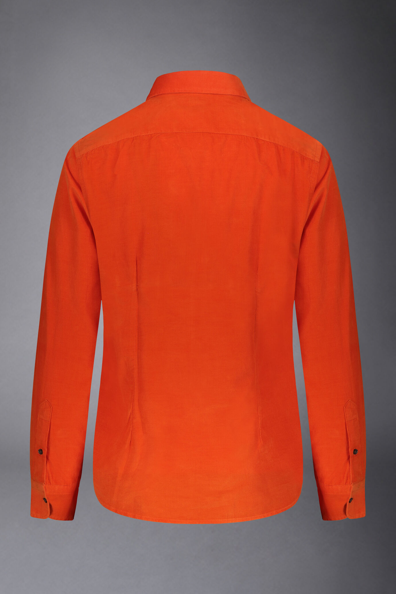 Camicia da uomo sport in tessuto denim blue, collo francese