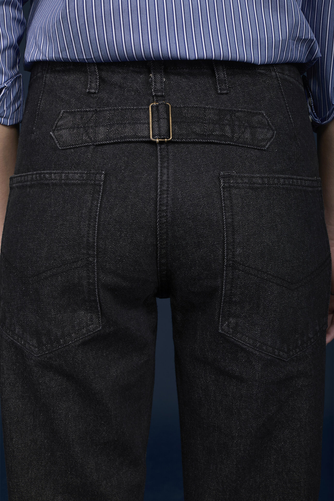 Pantalone donna in denim twill comfort fit image number 4
