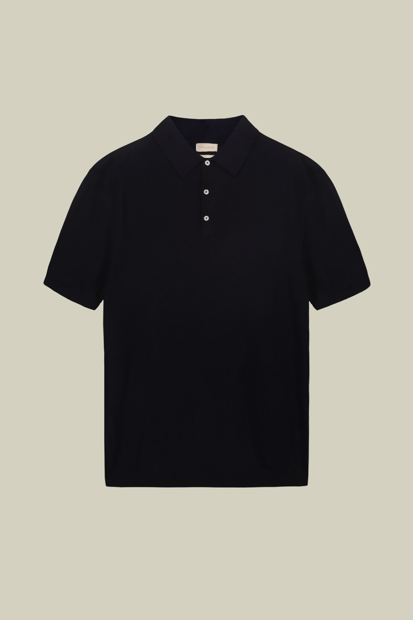 Polo homme tricoté à manches courtes