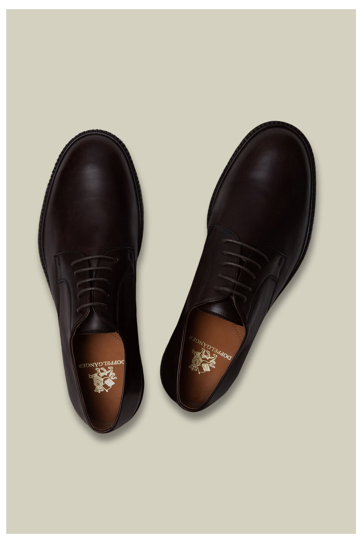 Scarpa uomo derby 100% pelle image number 4
