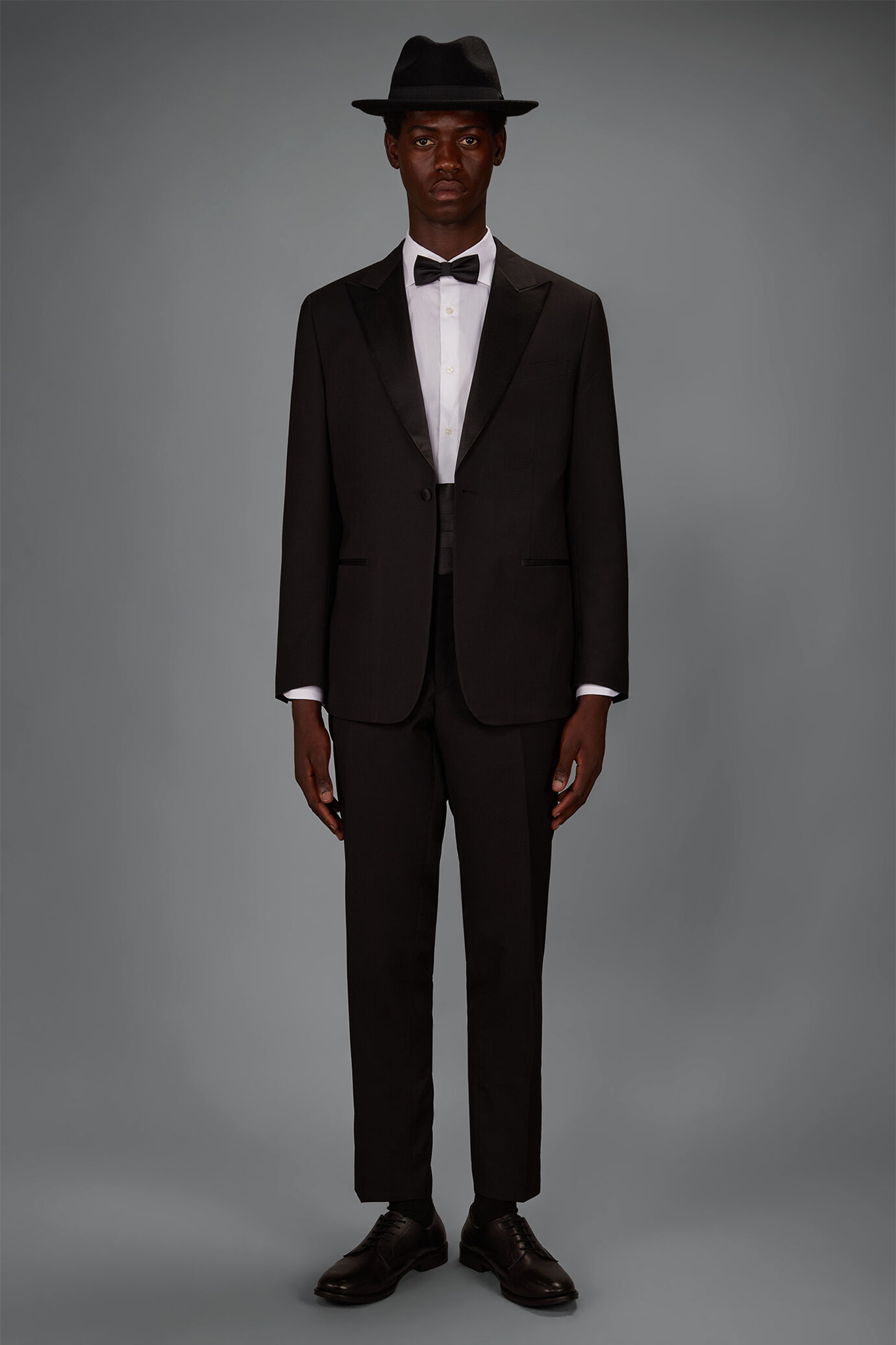 Smoking uomo in tessuto twill regular fit image number 0
