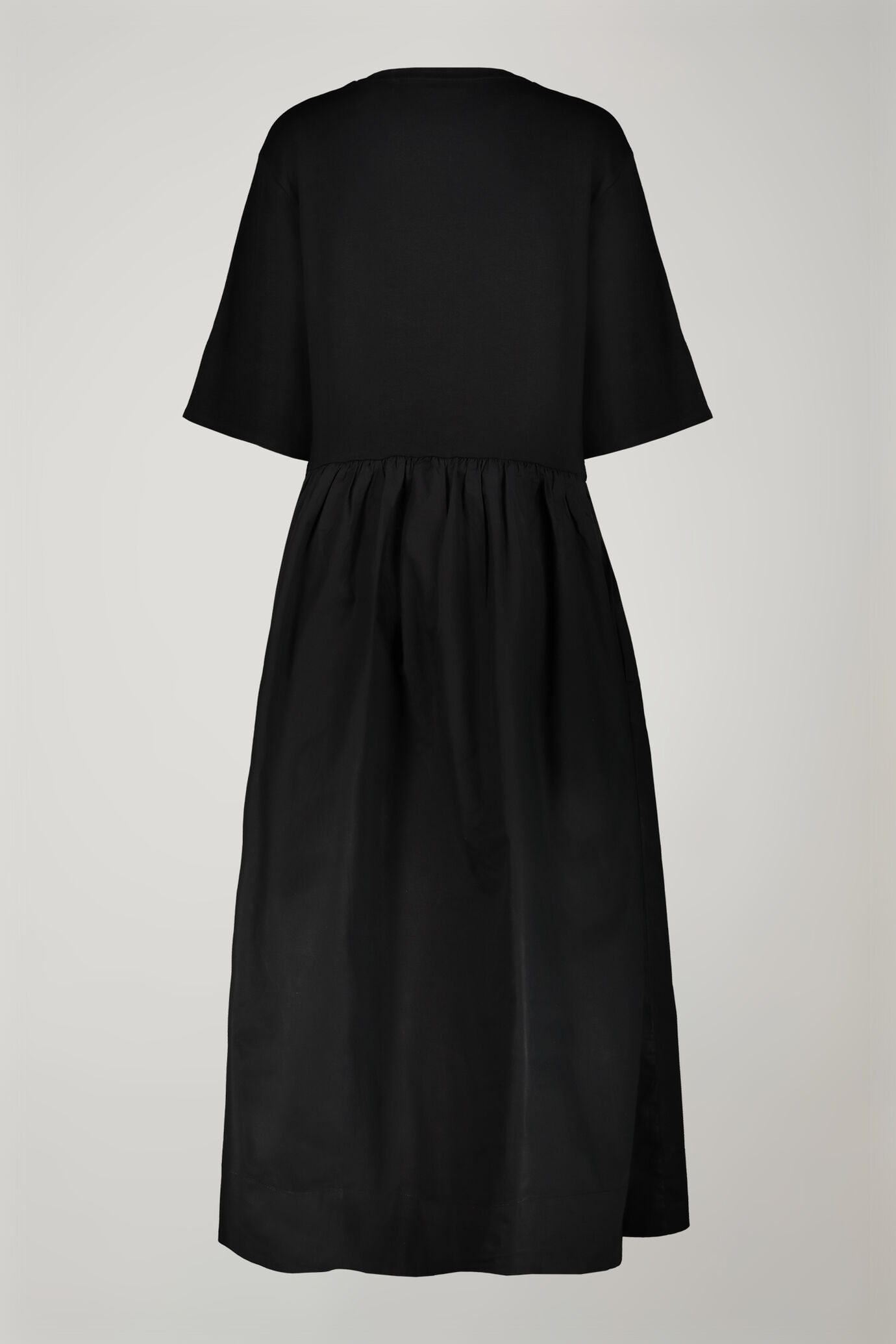 Abito midi donna 100% cotone in jersey regular fit image number 5