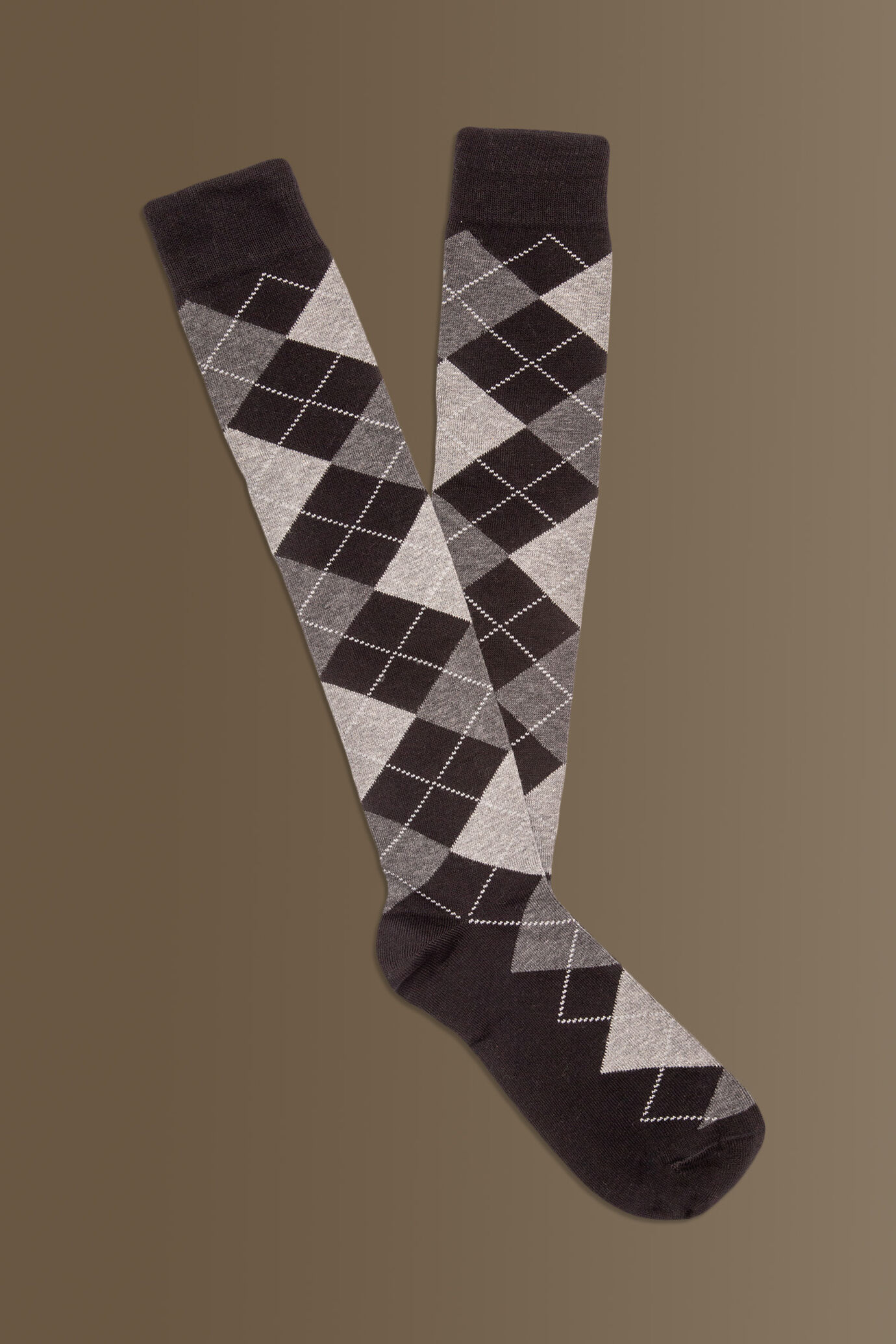 Socks - diamond fancy - cotton stretch image number 0