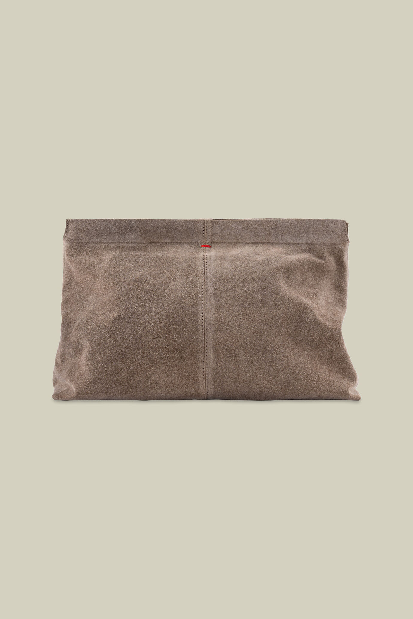 Pochette uomo in vera pelle effetto camoscio image number 0