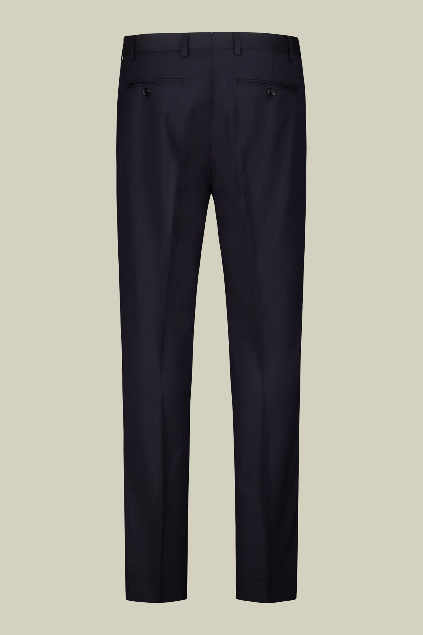 Single-breasted men's suit with classic single-pleat trousers, in 100% wool with herringbone weave image number 8