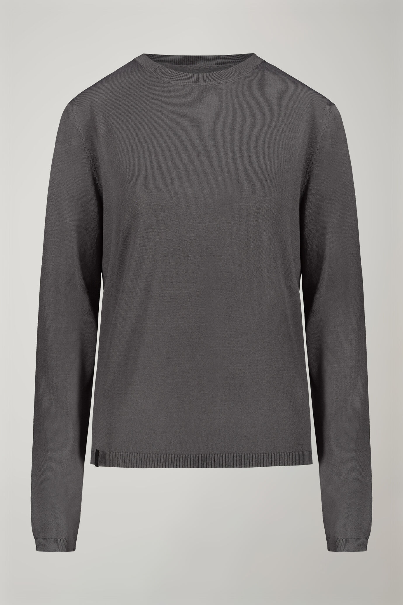 Maglia donna girocollo tinta unita regular fit image number 5