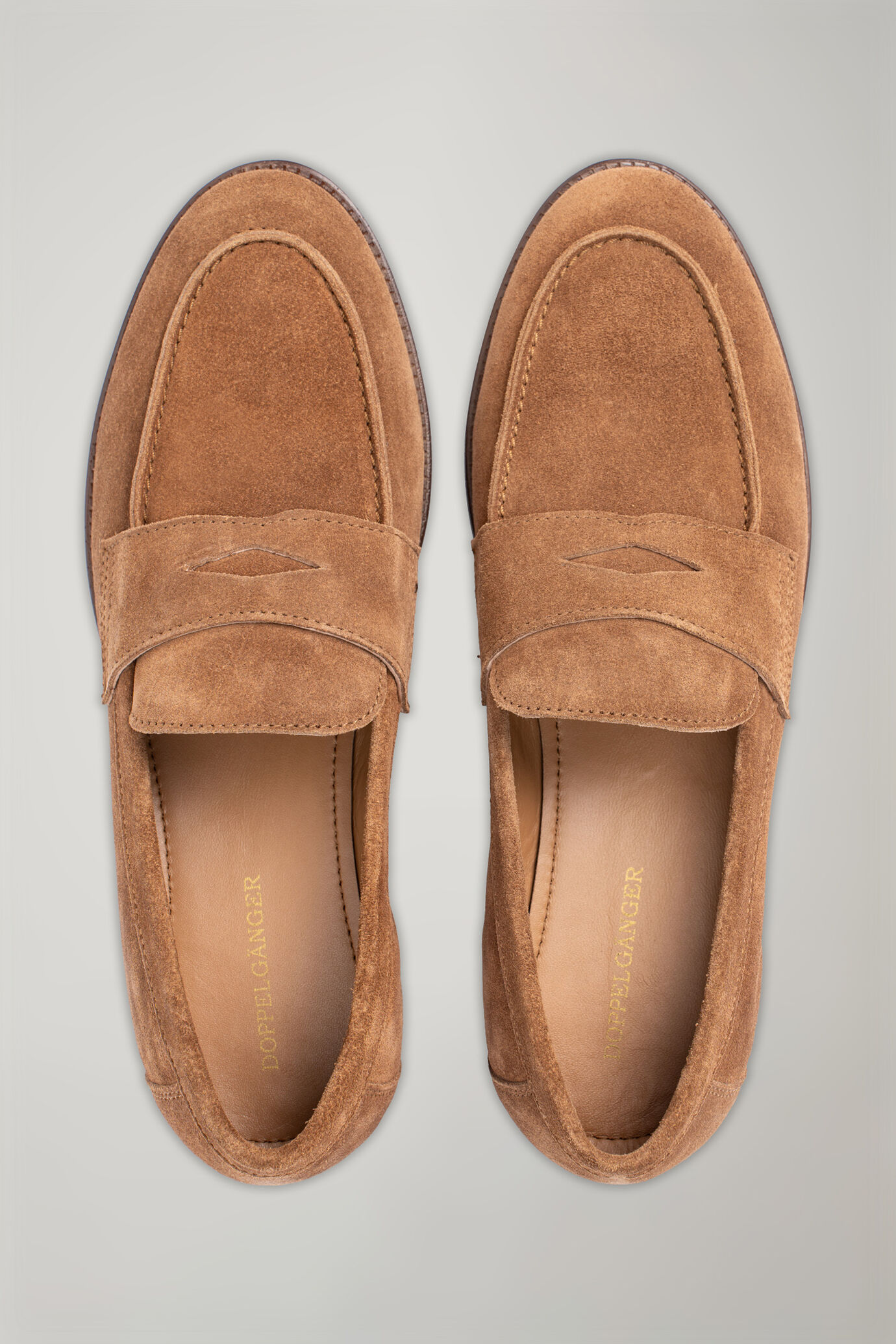 Mocassino uomo in vera pelle scamosciata image number 3