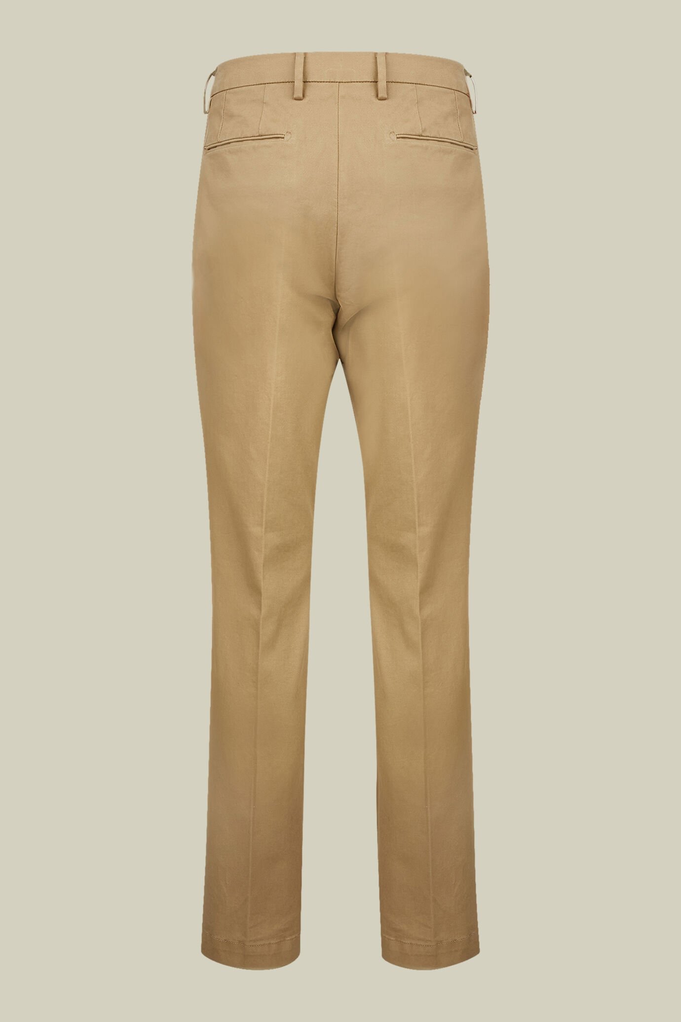 Pantalone classico uomo chino in twill perfect fit