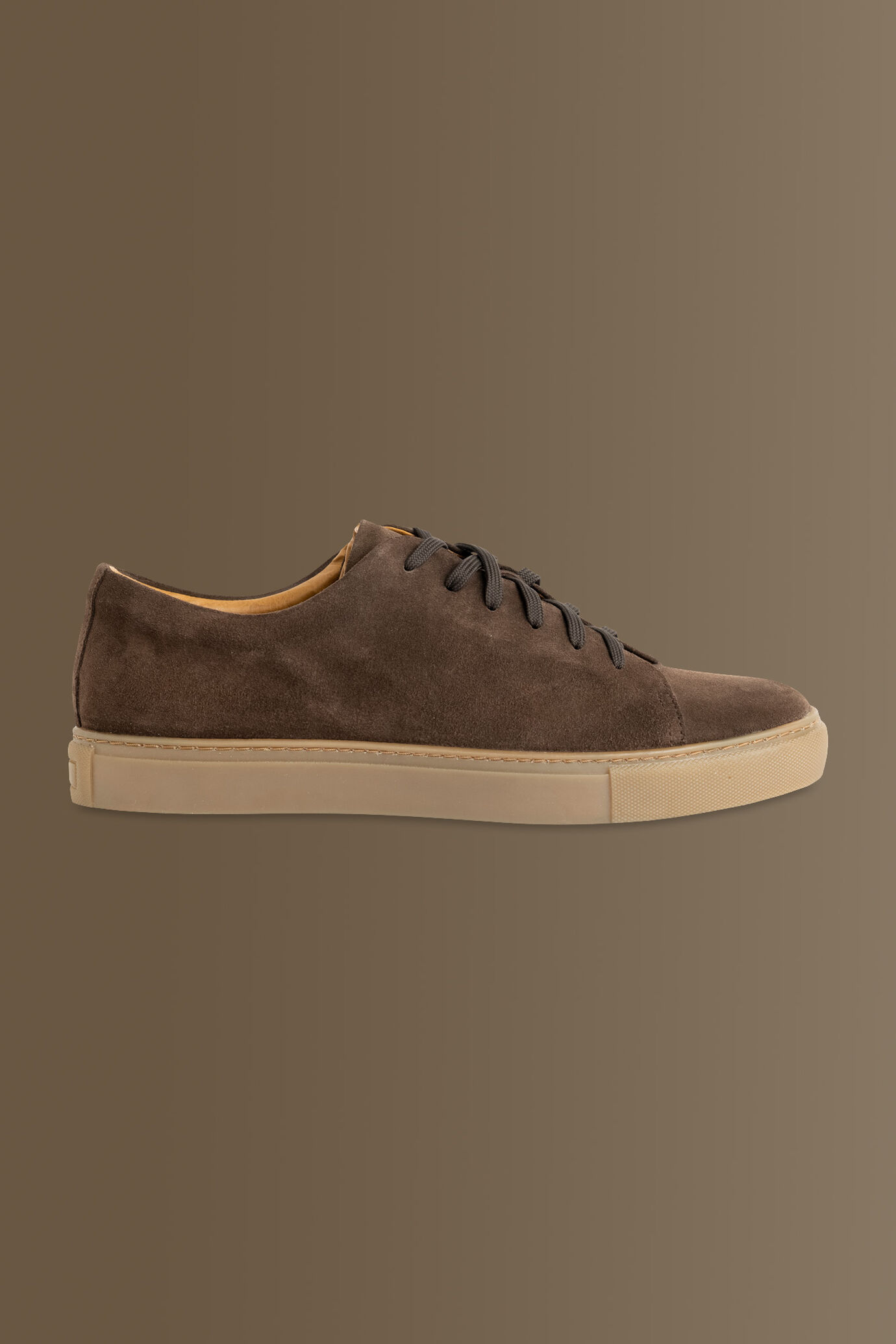 Sneakers uomo in vera pelle scamosciata image number 2