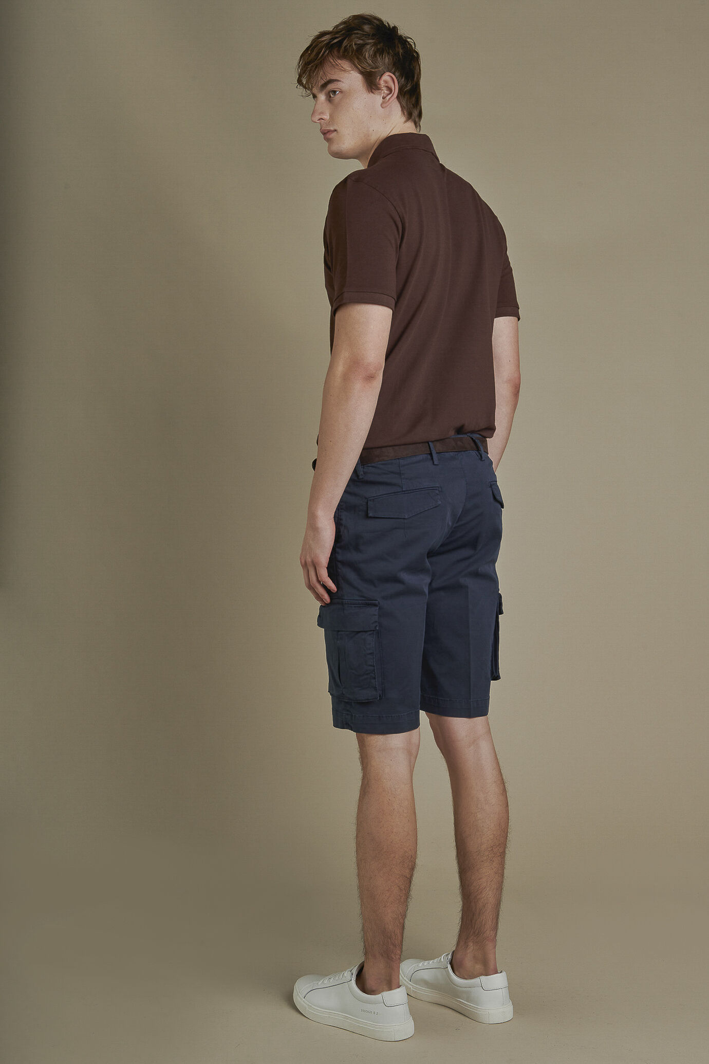 Cargo bermuda twill cotone image number 2