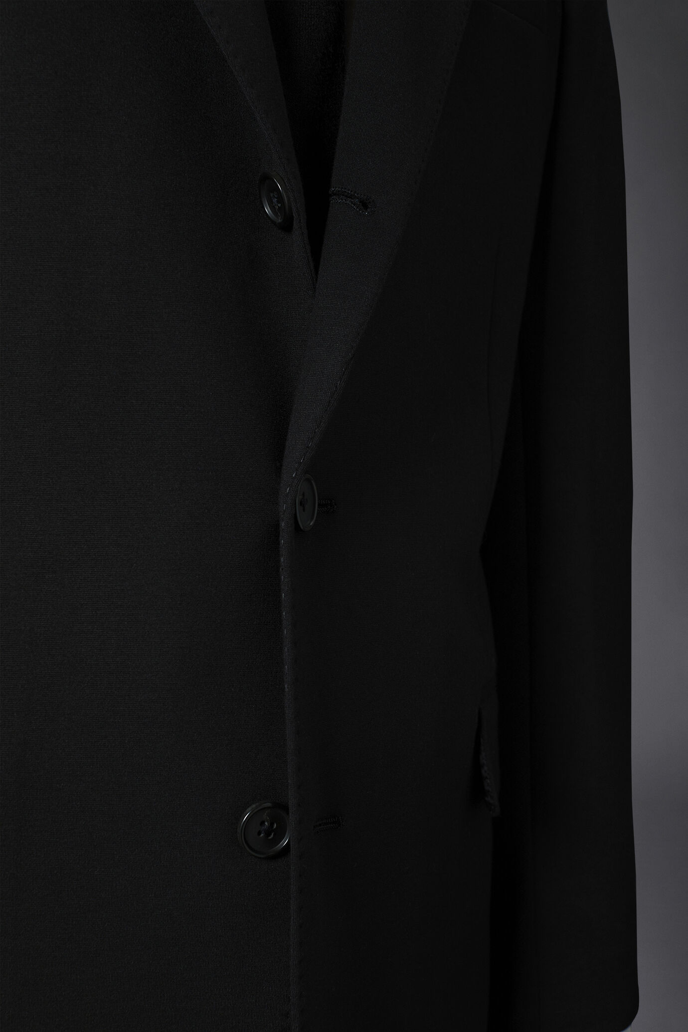 Giacca uomo monopetto in jersey regular fit image number 4