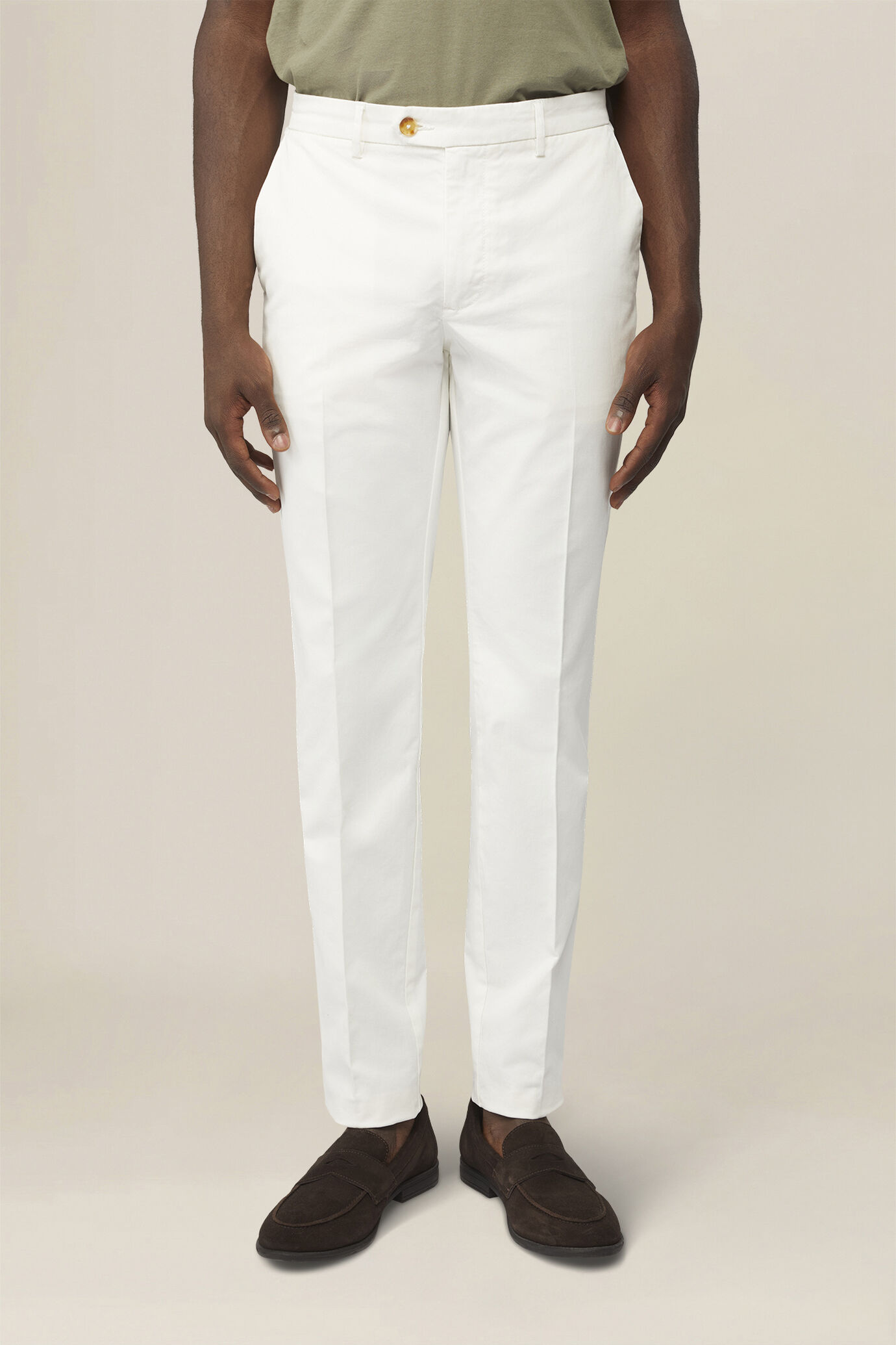 Pantalone uomo chino classico regular fit image number 1