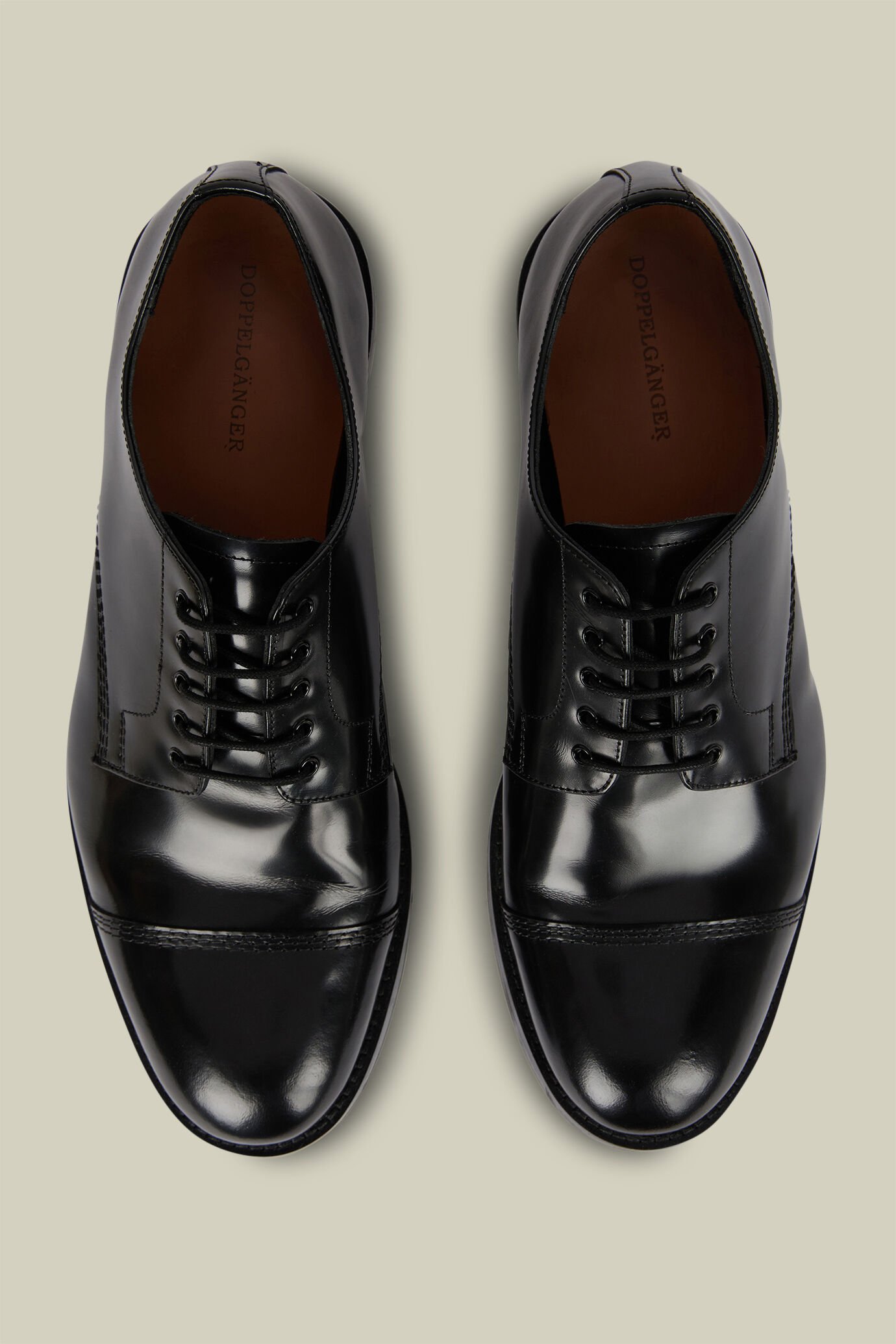 Derby-Schuh für Herren aus 100 % Echtleder mit Gummisohle image number 3