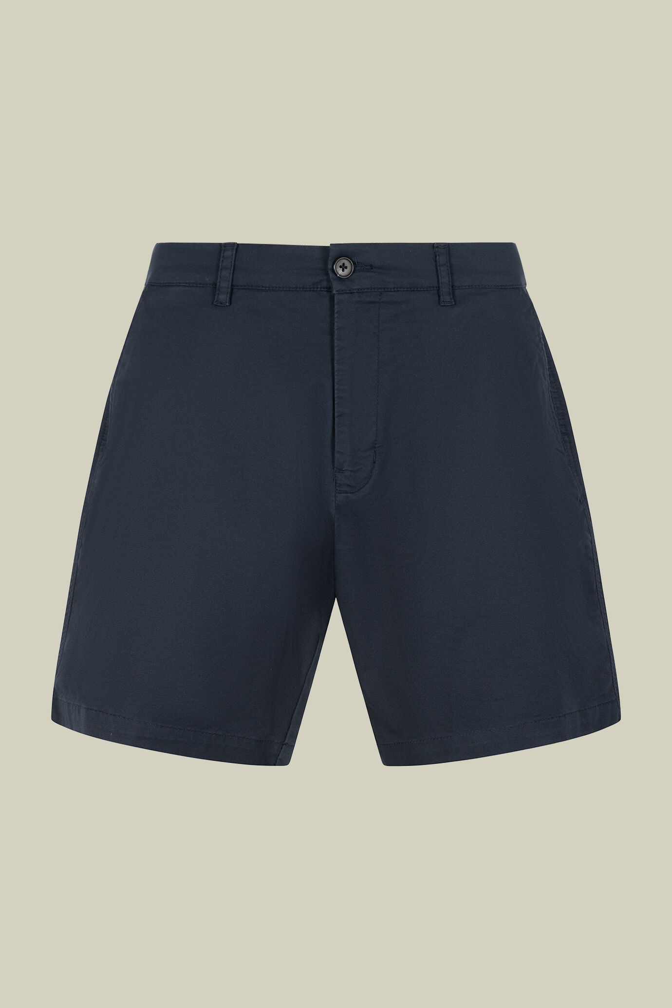 Bermuda uomo classico in cotone twill regular fit image number 2