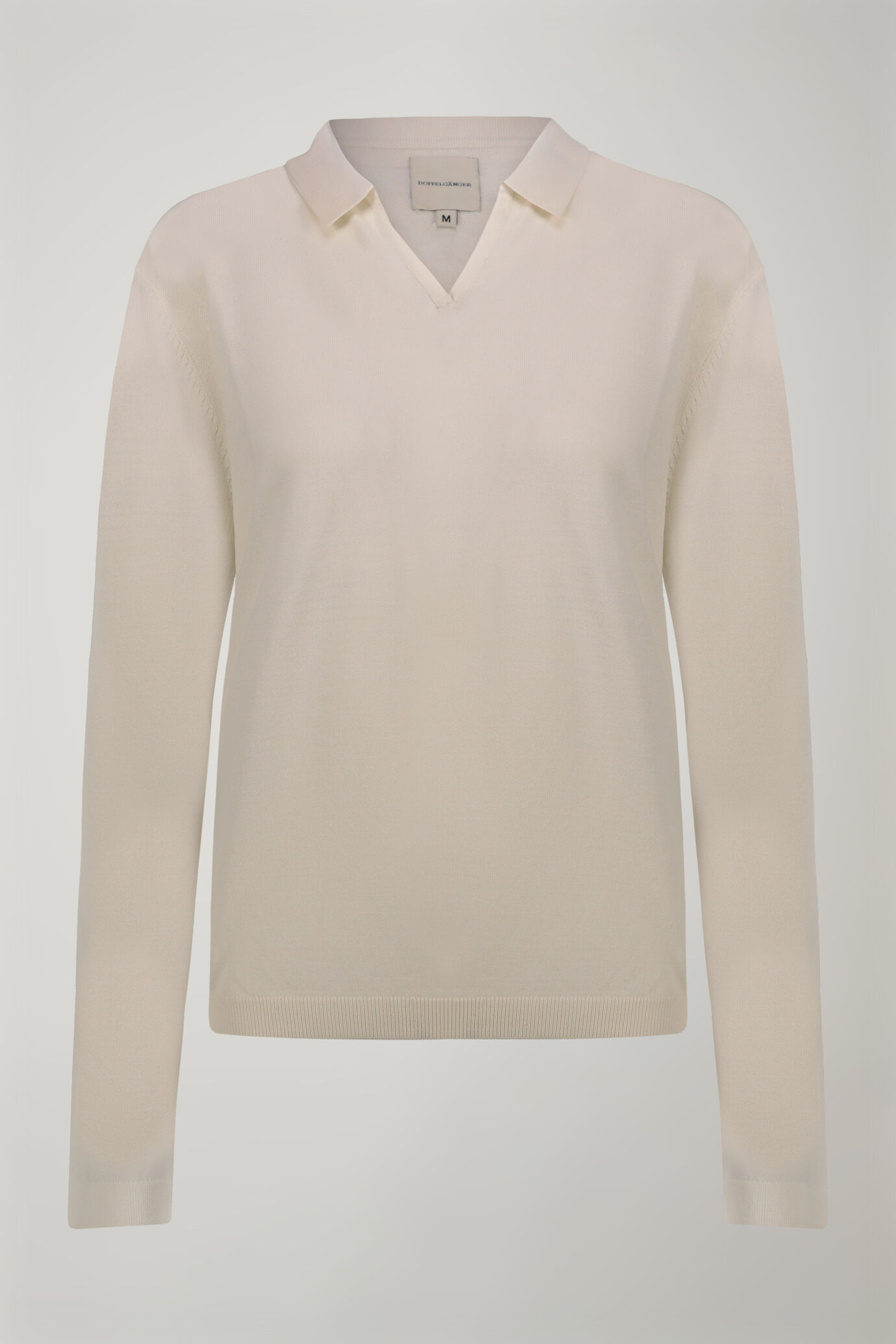 Polo donna in maglia con manica lunga image number 4