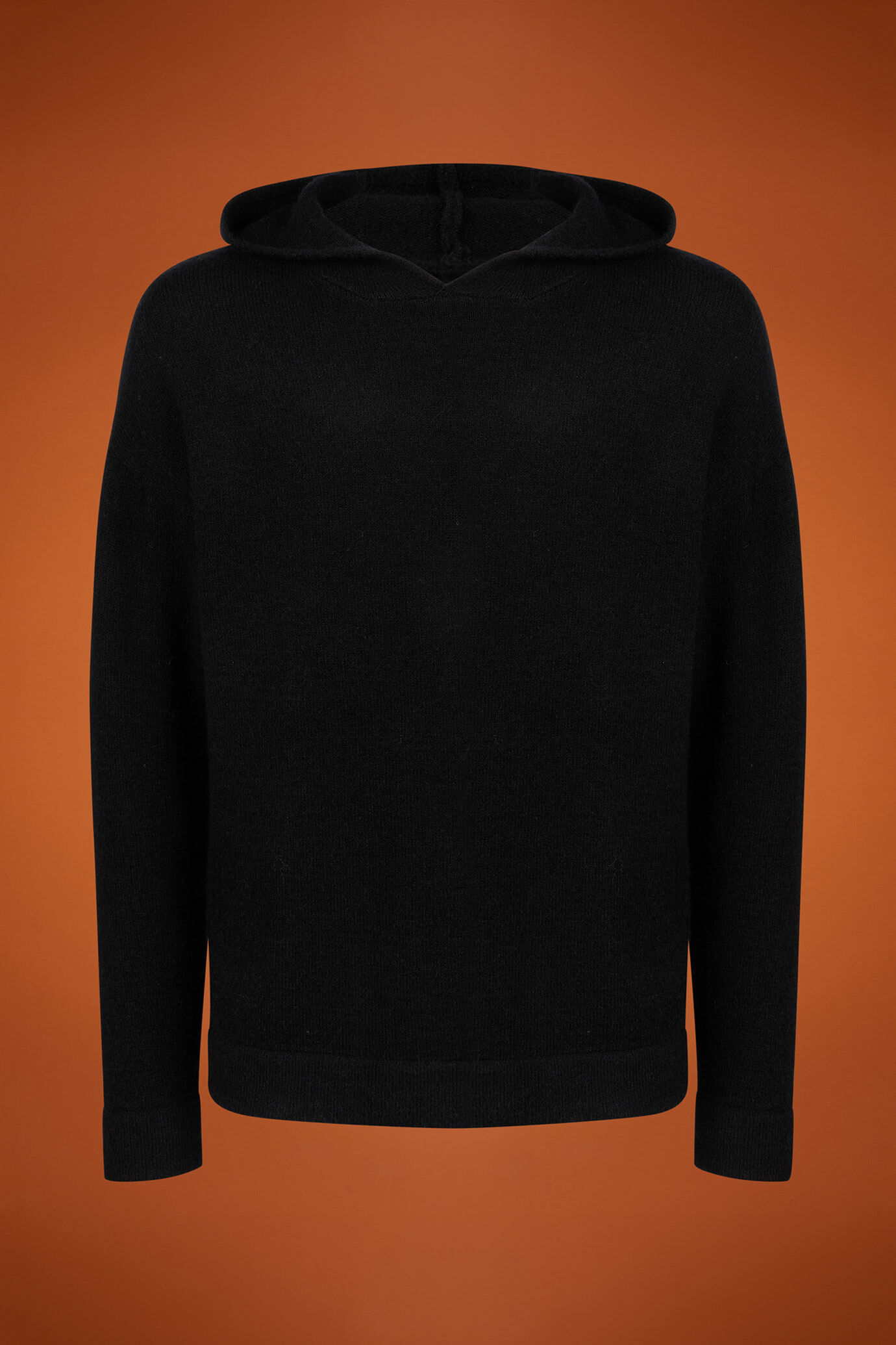 Men's regular fit hoodie in a wool blend image number 4