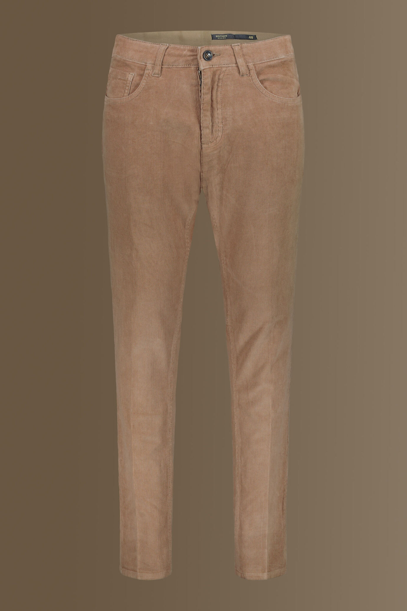 Pantalone 5 tasche velluto a coste image number 4