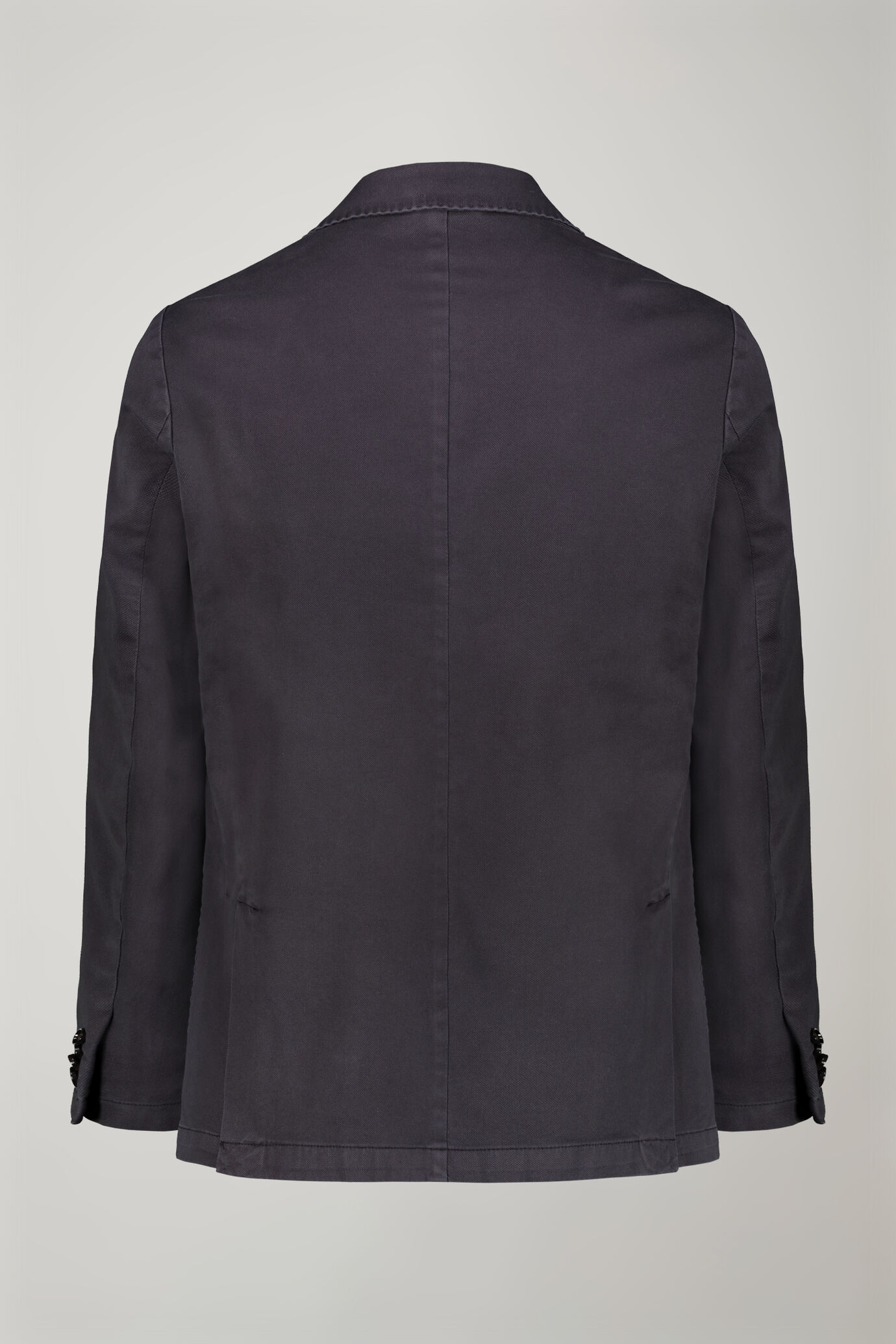 Men’s unlined single-breasted blazer and patch pockets in solid color regular fit image number 5