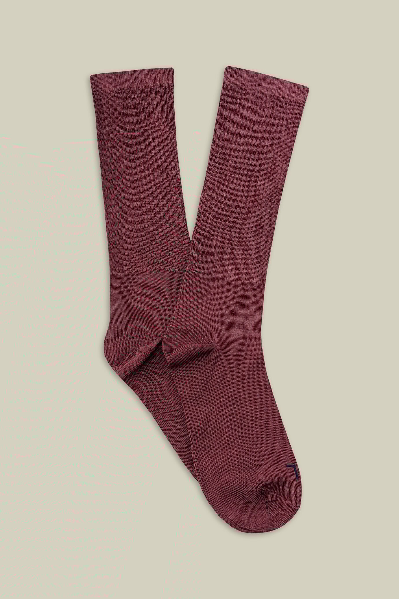 Calzini donna con scritta sul retro "L" e "R"