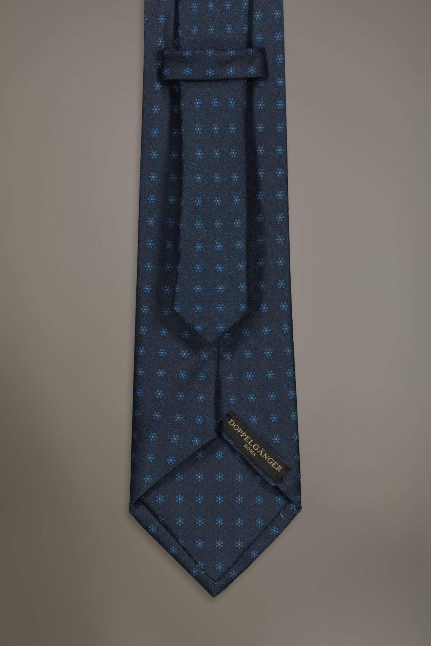 Printed fancy wool touch tie image number 1