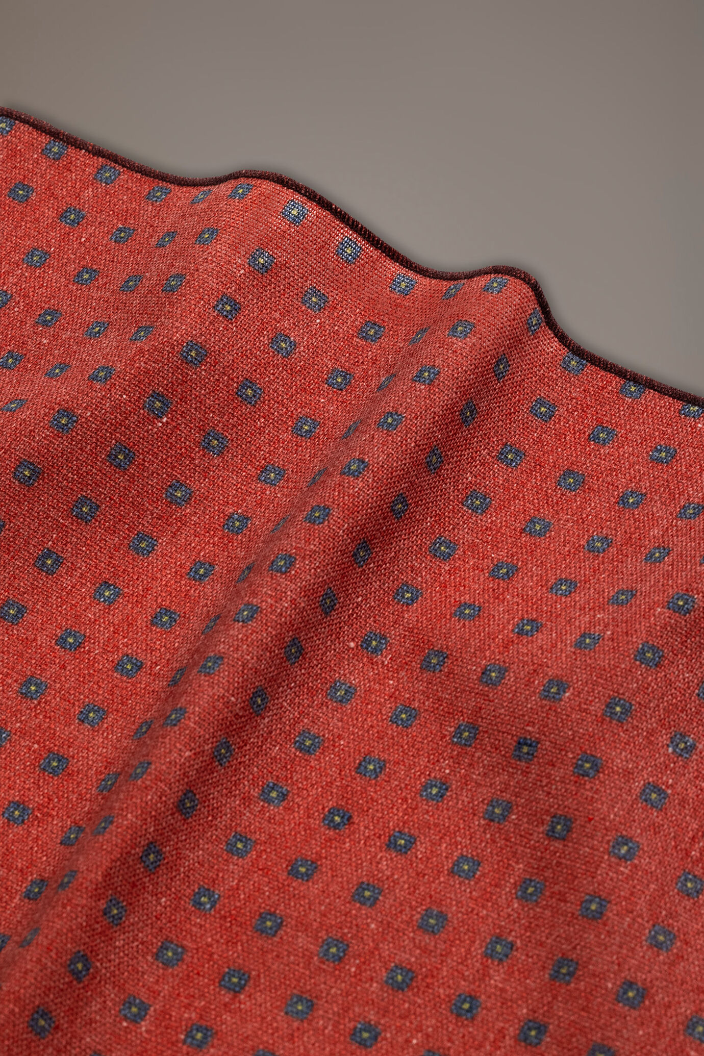 Linen blend pochette fancy design image number 1