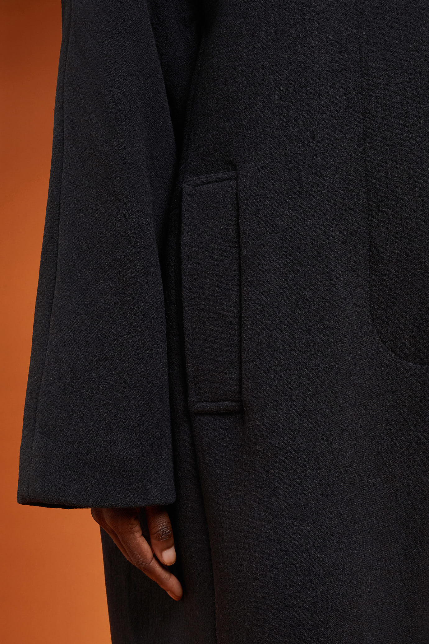 Cappotto lungo donna Wool Blend oversize image number 2