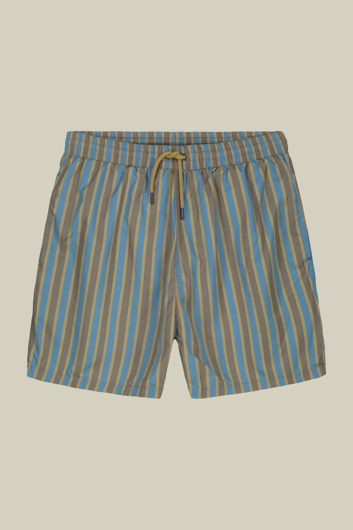Men's swimwear with vertical striped pattern image number 4