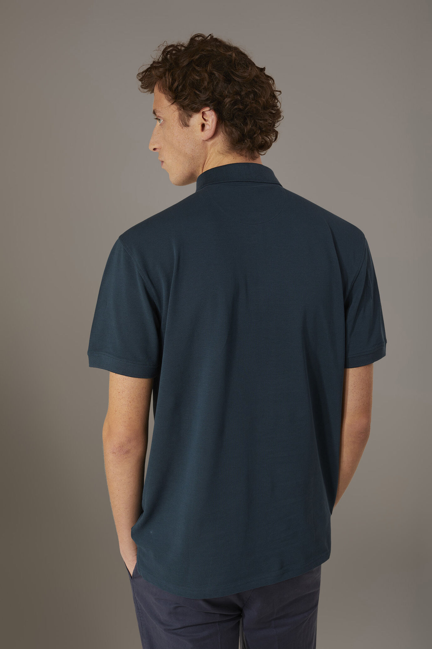 Kurzarm-Poloshirt 100% Baumwoll-Piqué image number 2