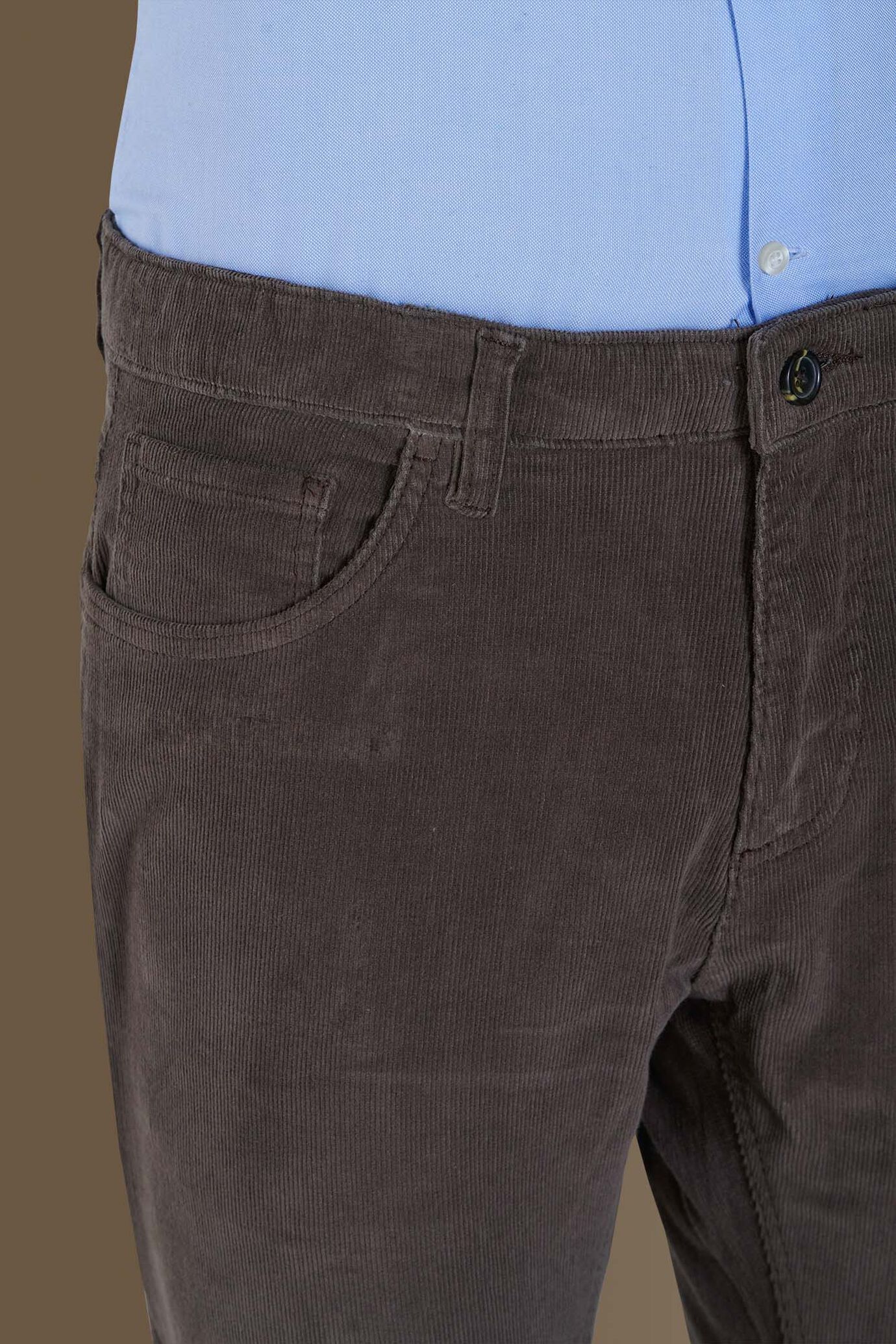 Pantalone uomo chino velluto a coste image number 3
