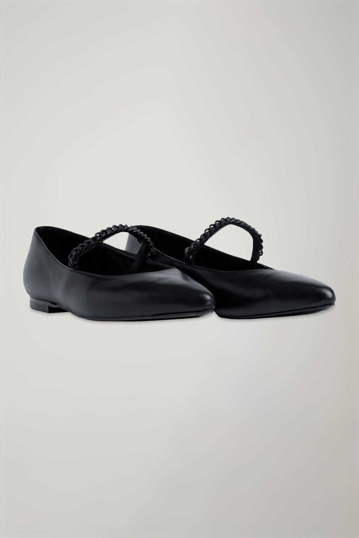 Spitz zulaufender Damen-Ballerina aus 100 % Leder image number 1