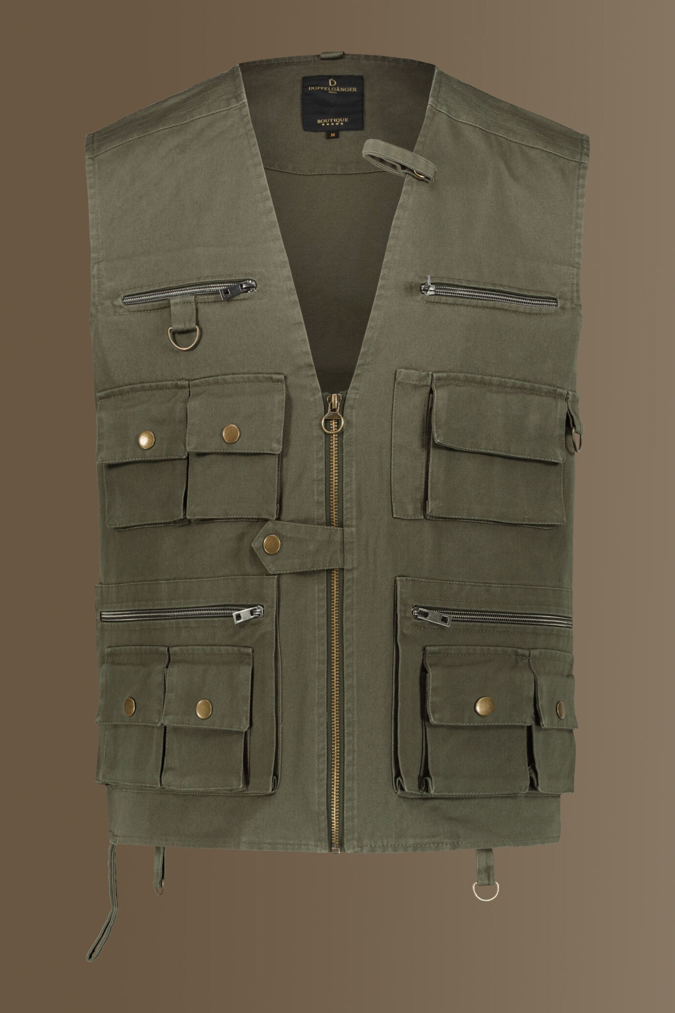 Gilet sfoderato costruzione twill uomo image number 4