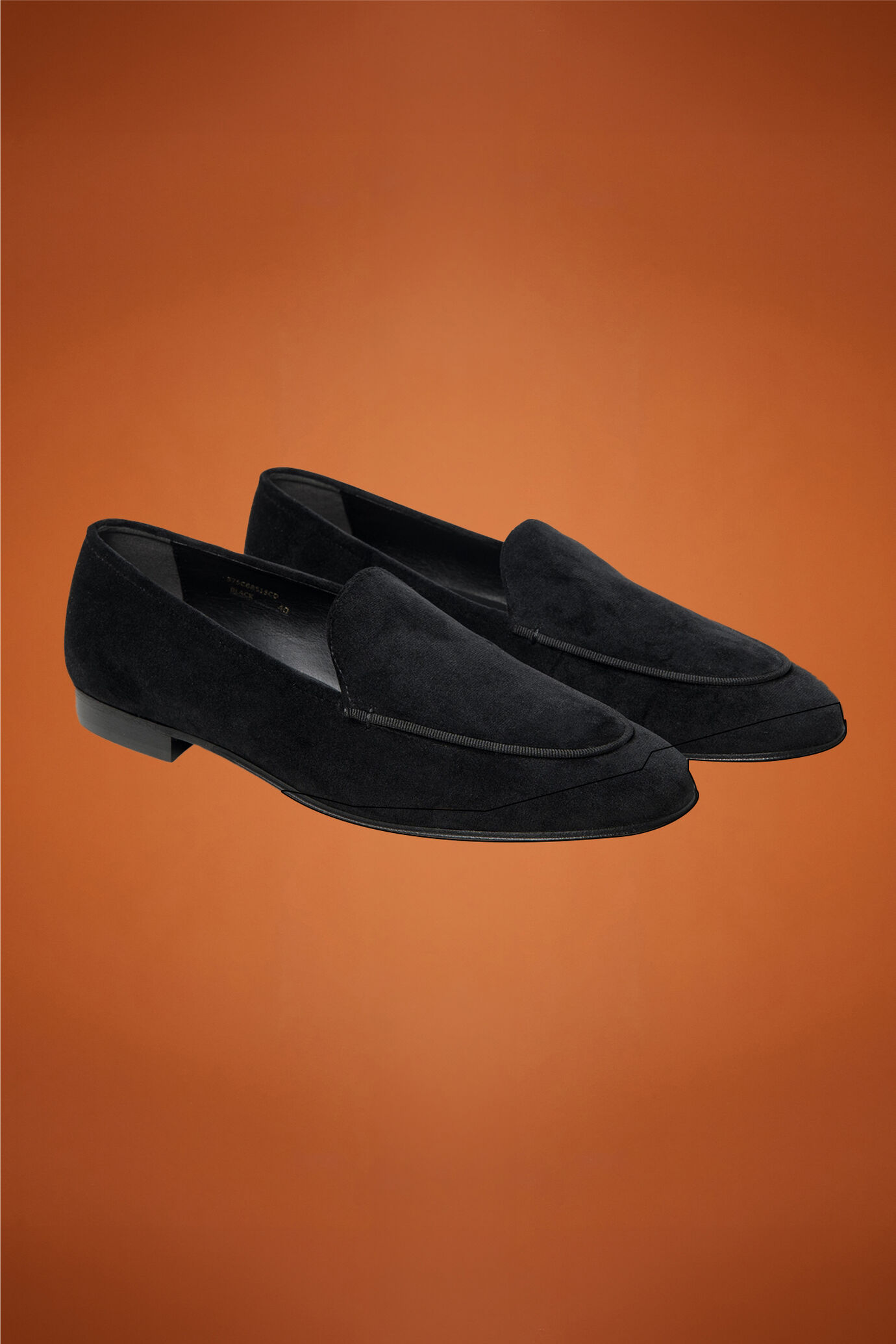Mocassin classique en velours avec semelle thunit