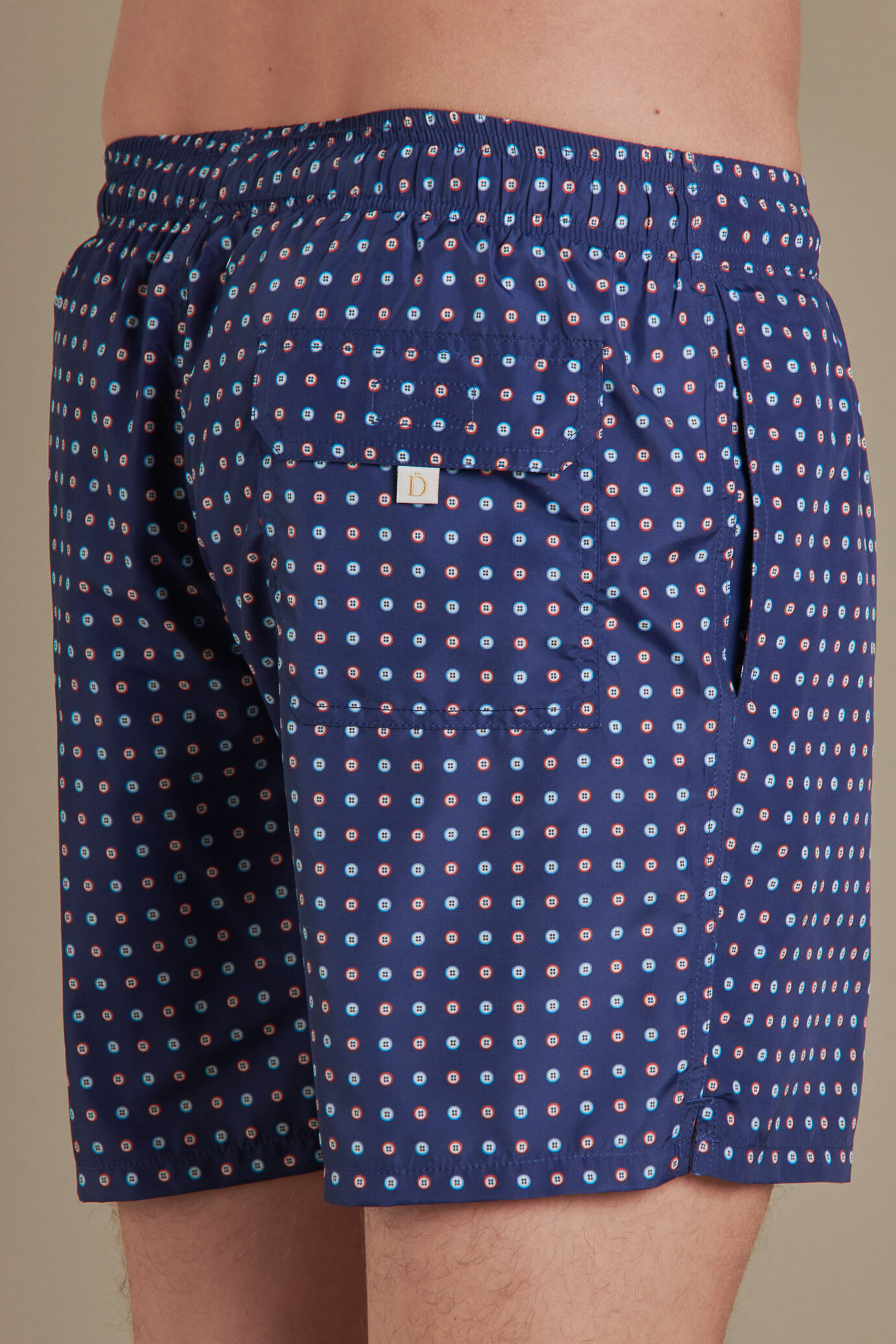 Costume da bagno stampa bottoni image number 1