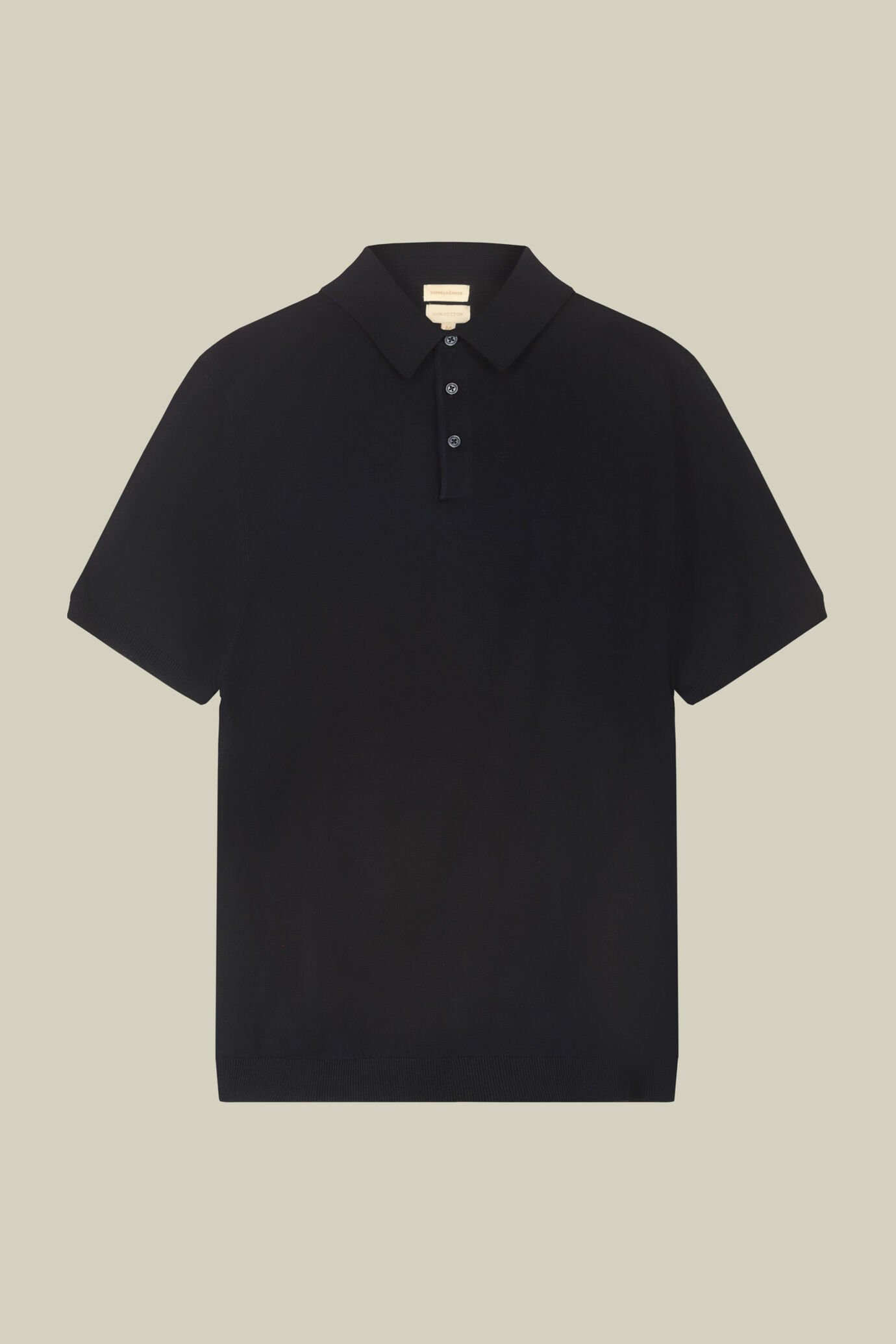 Men's regular fit 100% cotton knitted polo shirt image number 4