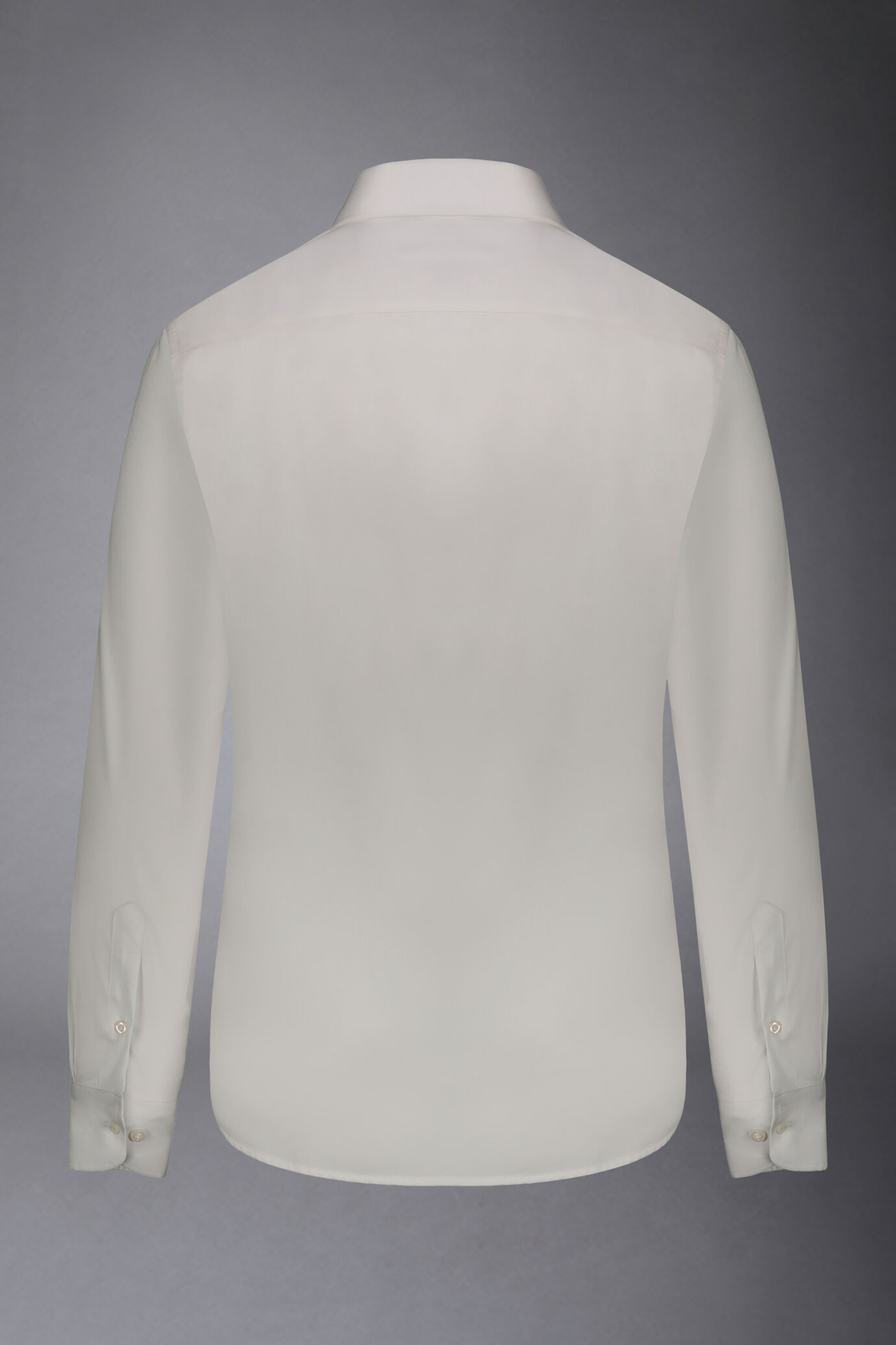 Camicia classica uomo collo francese regular fit tessuto armaturato piquet image number 5