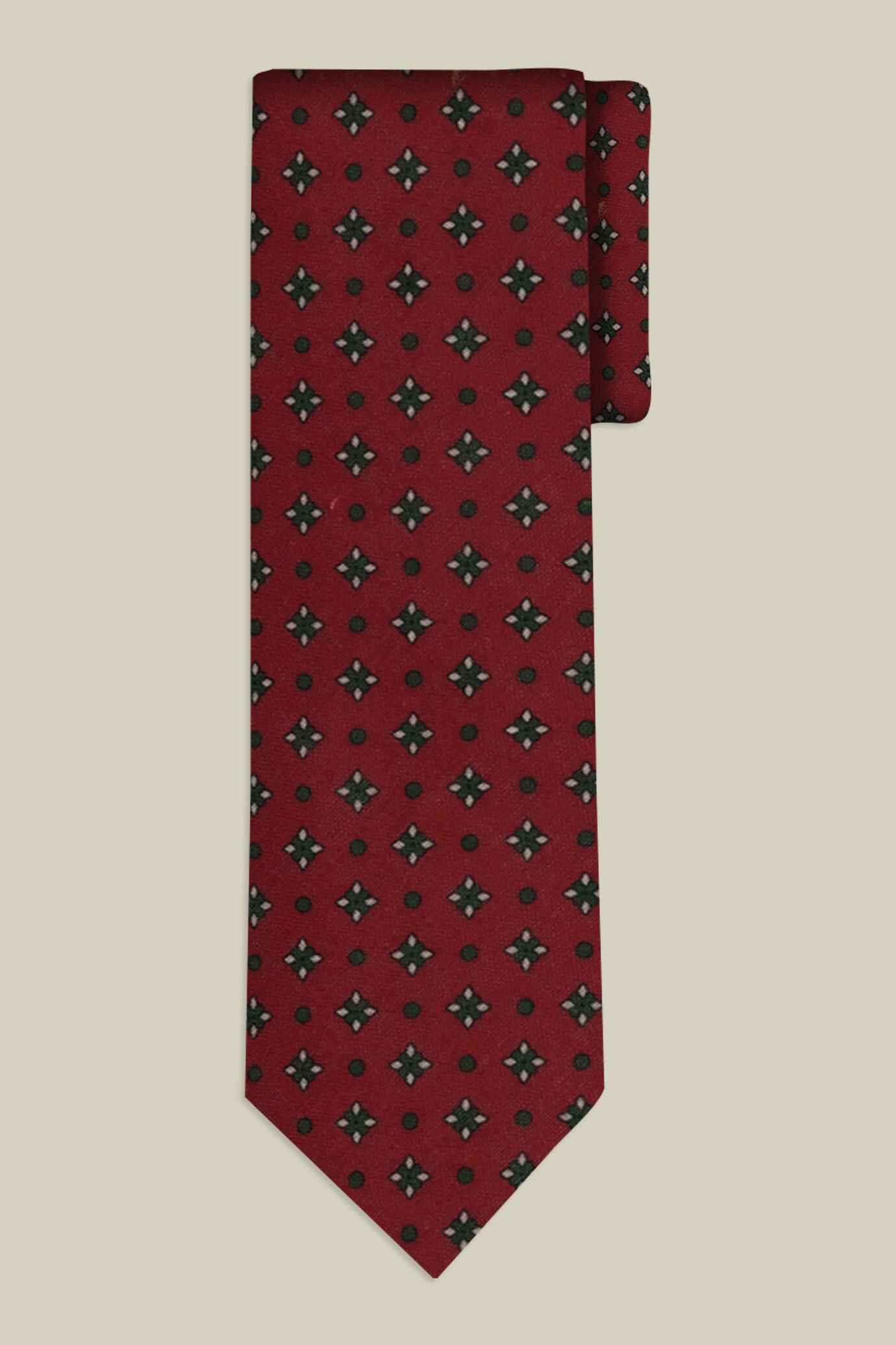 Cravate homme à micro motif