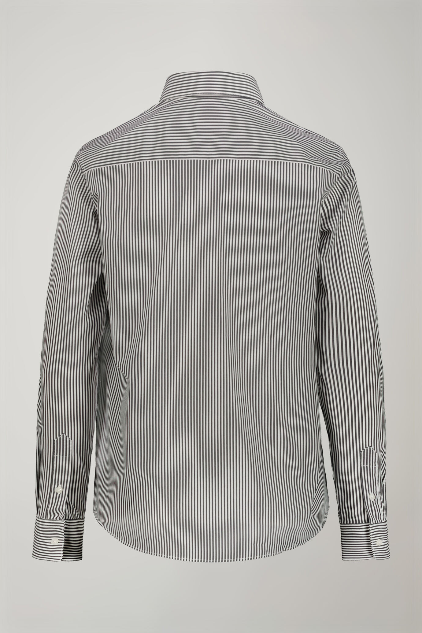 Camicia donna classica in cotone stretch disegno rigato image number 6