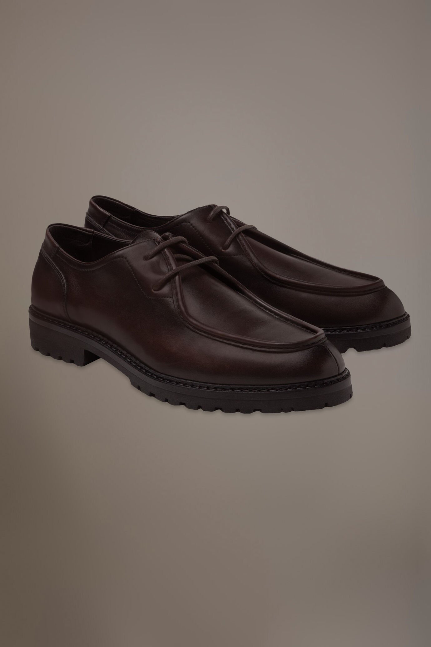 Scarpa ranger uomo 100% pelle brown image number 0