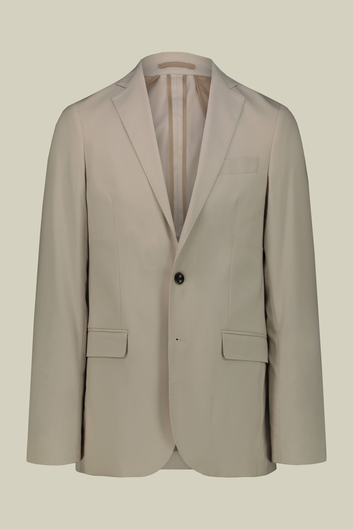 Herrenanzug, einreihig, aus Leinwandgewebe, Regular Fit image number 0